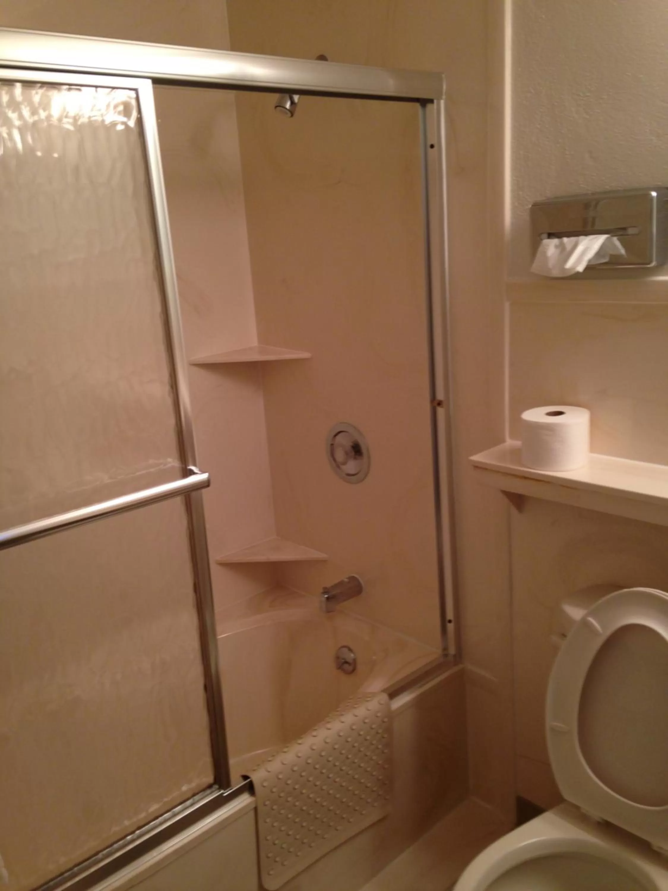 Shower in Siesta Motel