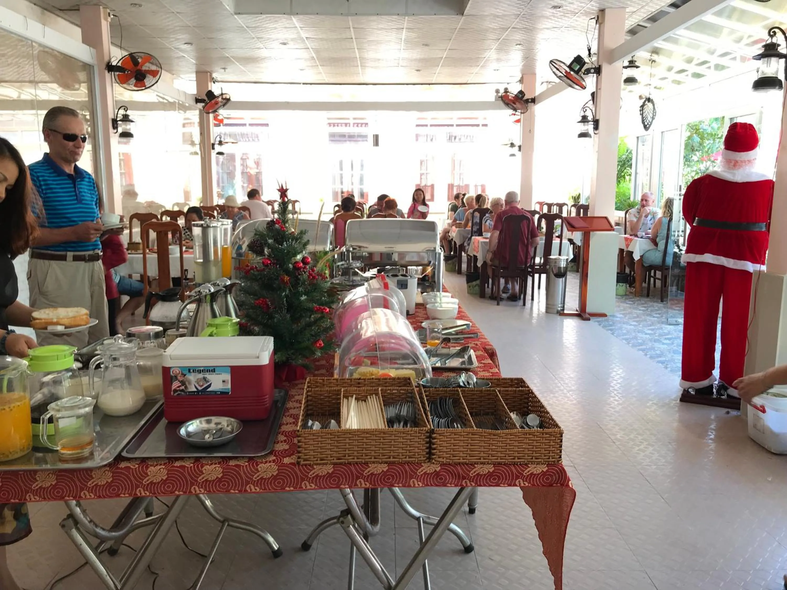 Breakfast in Hiep Thanh Resort