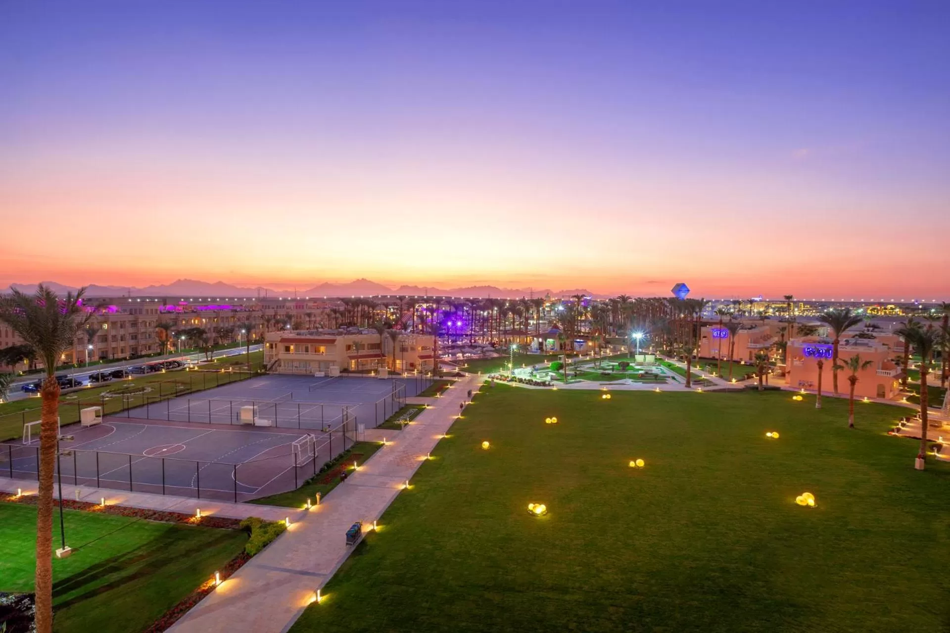 Bird's eye view in Beach Albatros Aqua Park - Hurghada