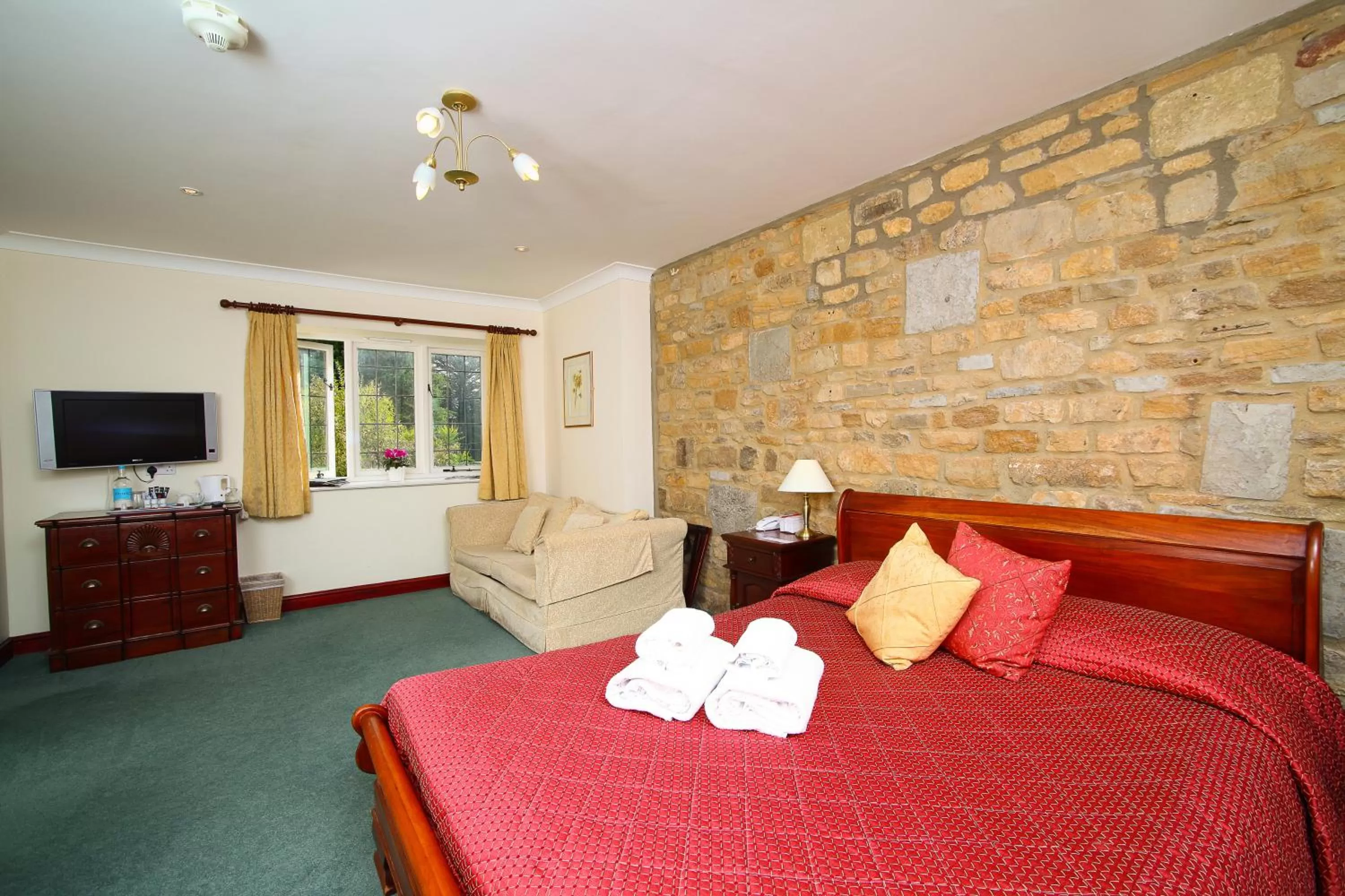 Photo of the whole room, Bed in The Grange at Oborne