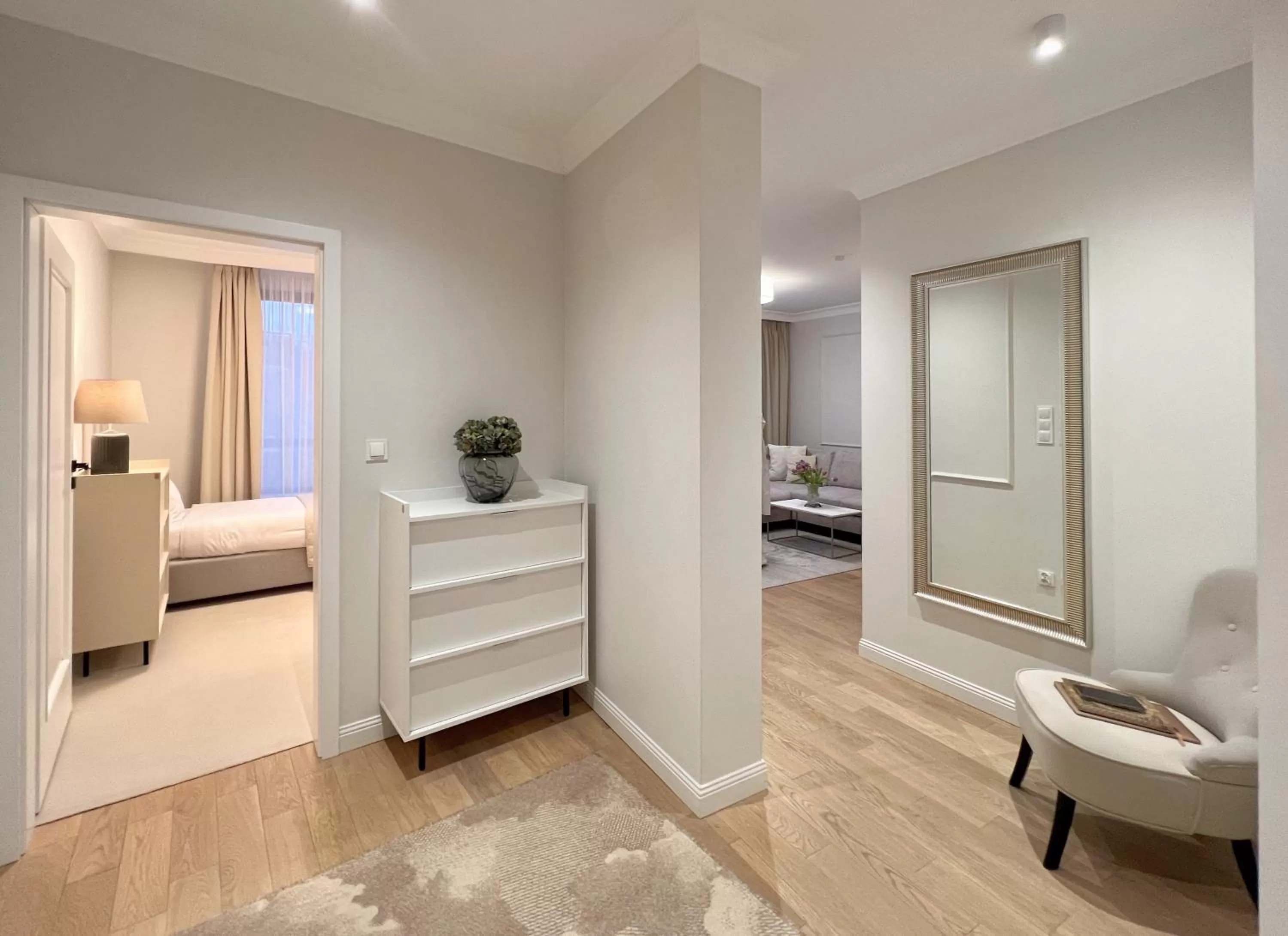 Bed in Kurkowa Apartments