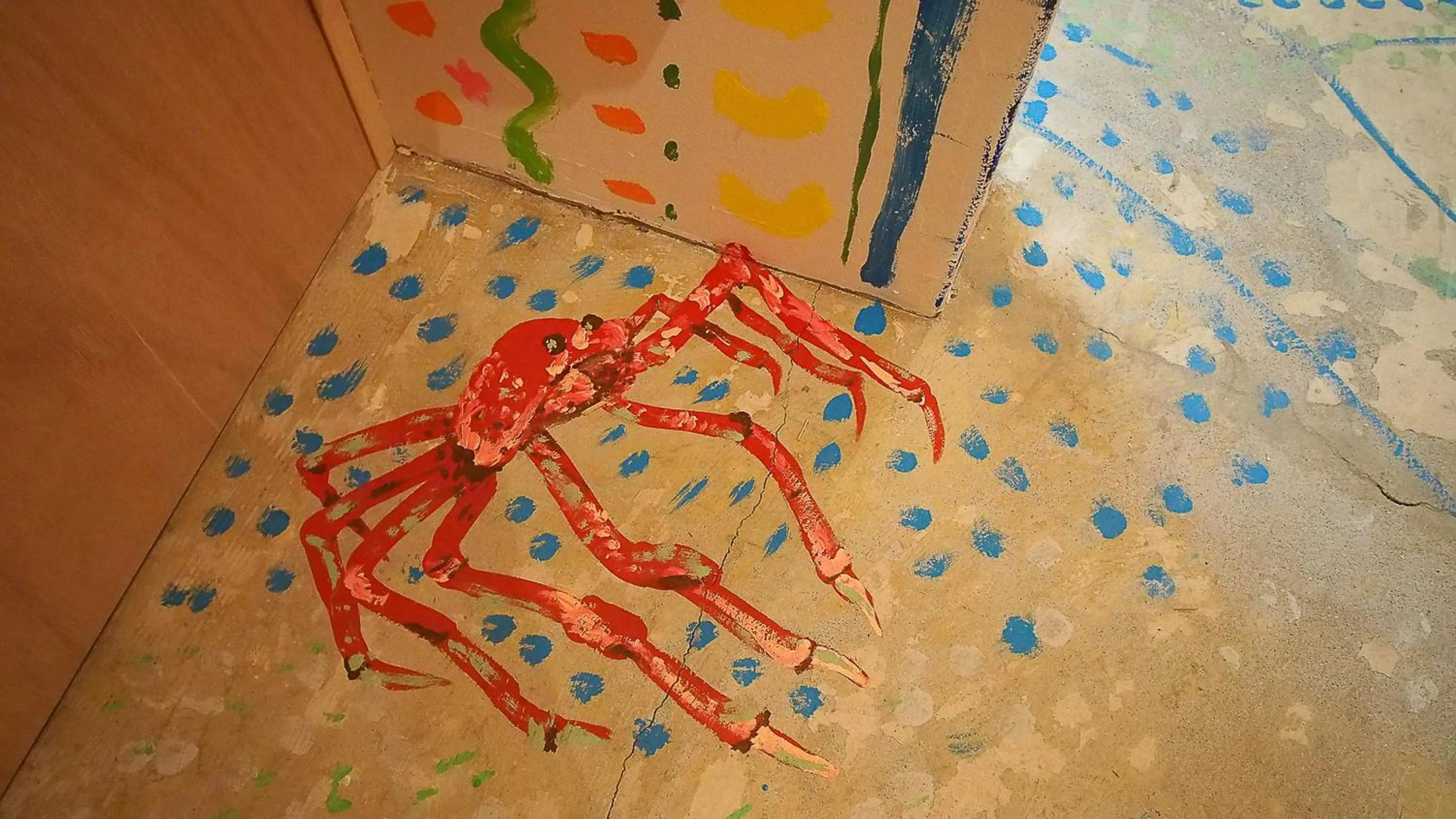 Decorative detail in Kamagasaki University of the Arts Cafe Garden Guest House aka Cocoroom