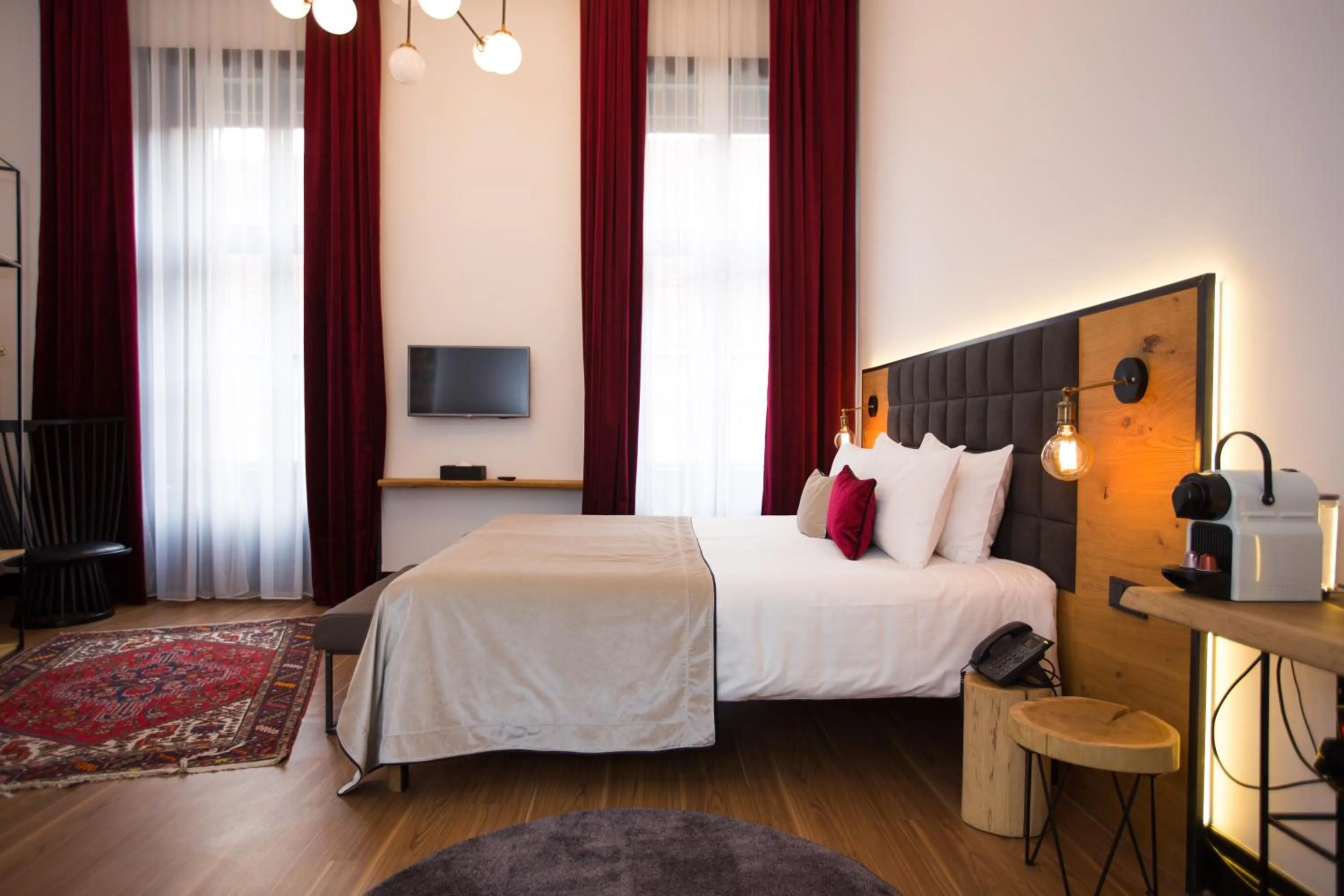 TV and multimedia, Bed in Hotel Rum Budapest