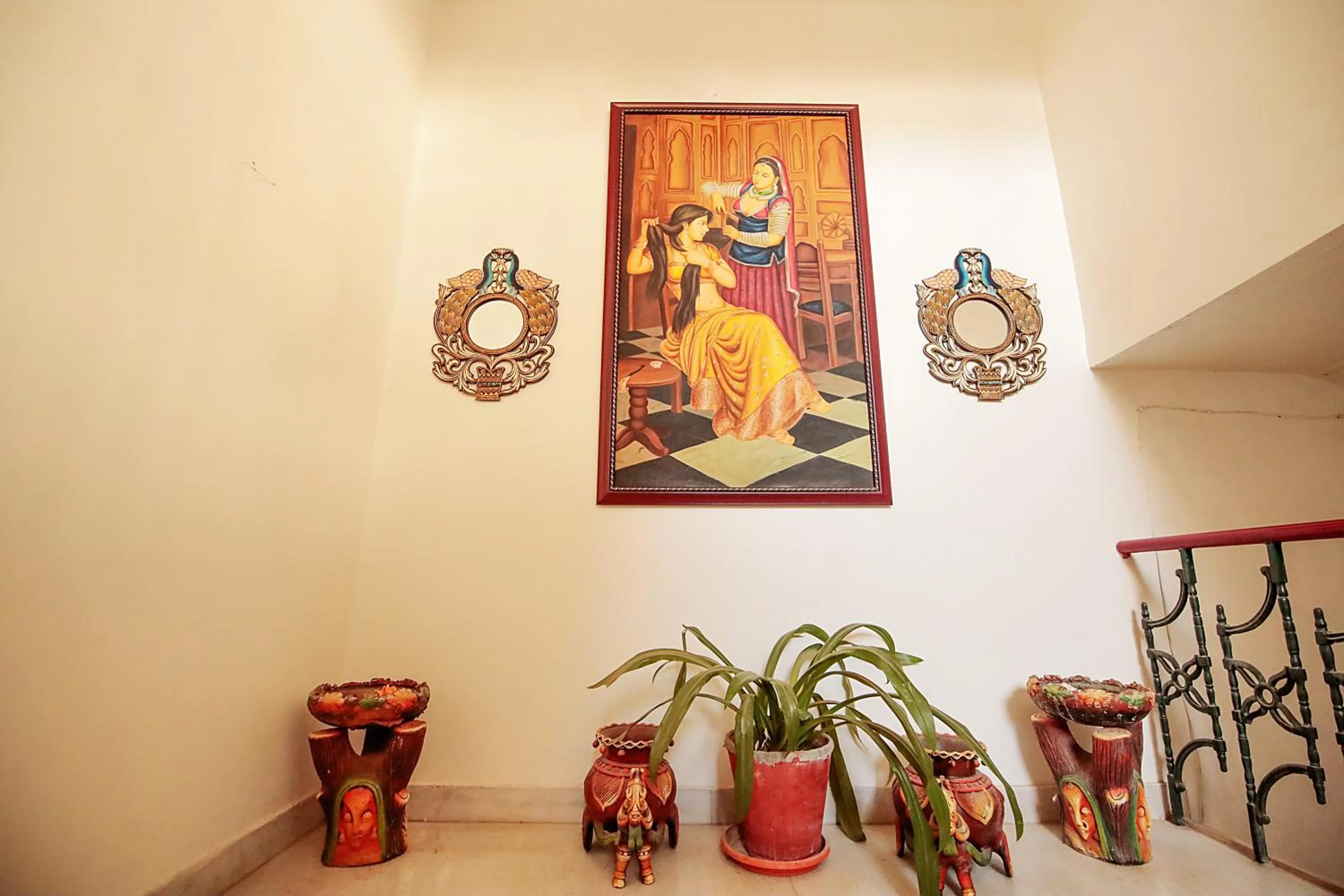 Decorative detail in Hotel Devraj Niwas on Lake Pichola