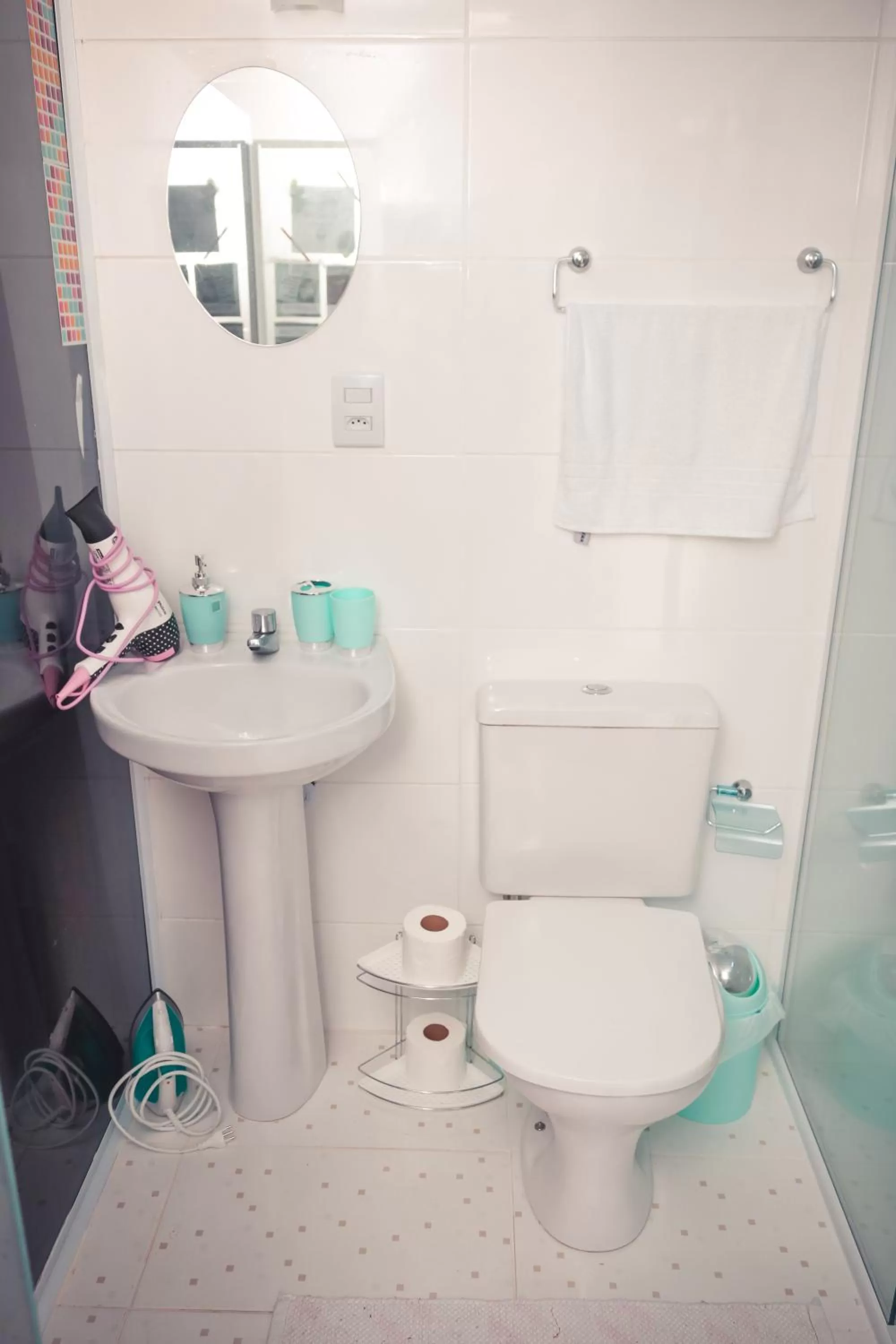 Bathroom in Pousada OceAnas Frente Mar Estaleiro