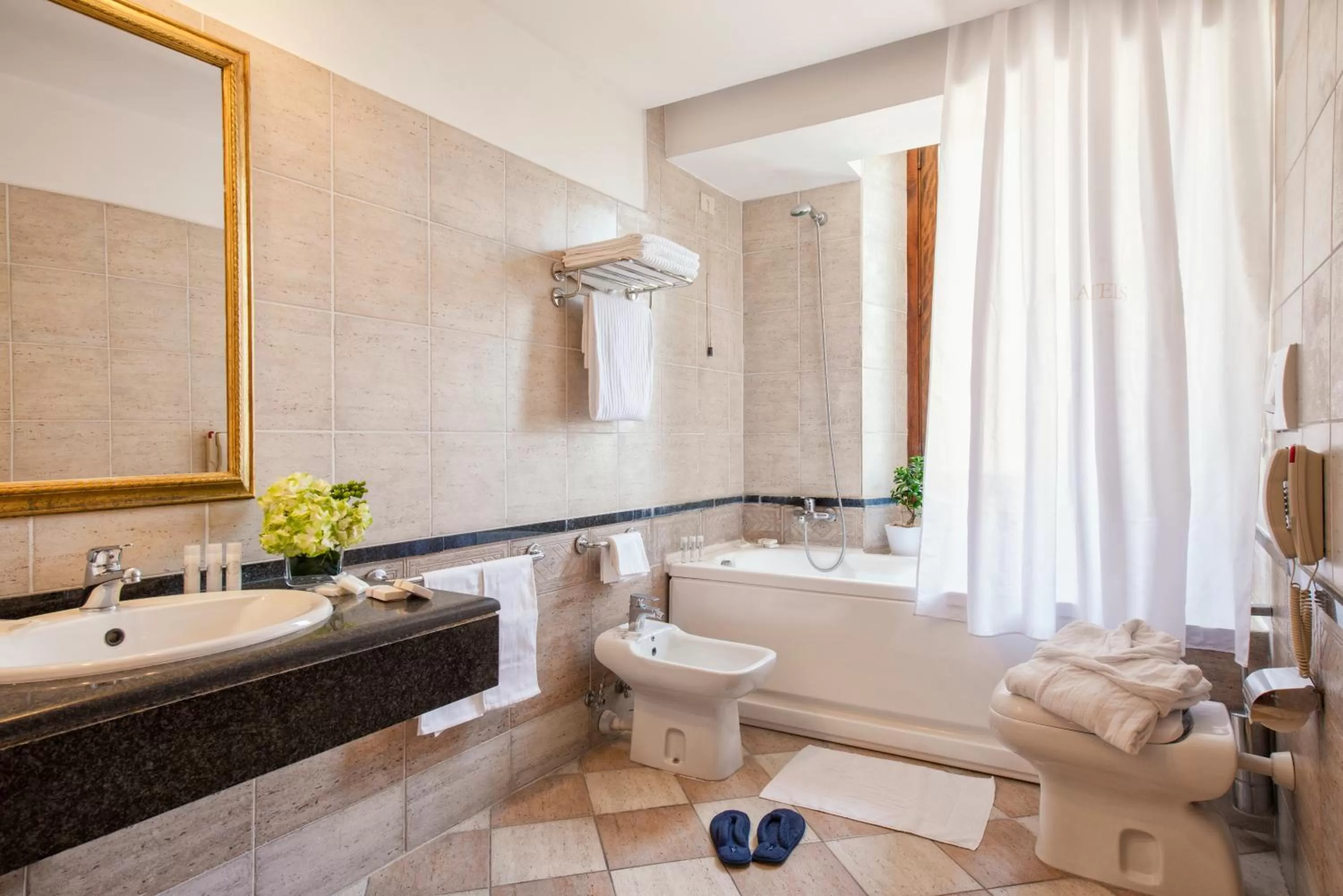 Toilet in Atlante Garden Hotel