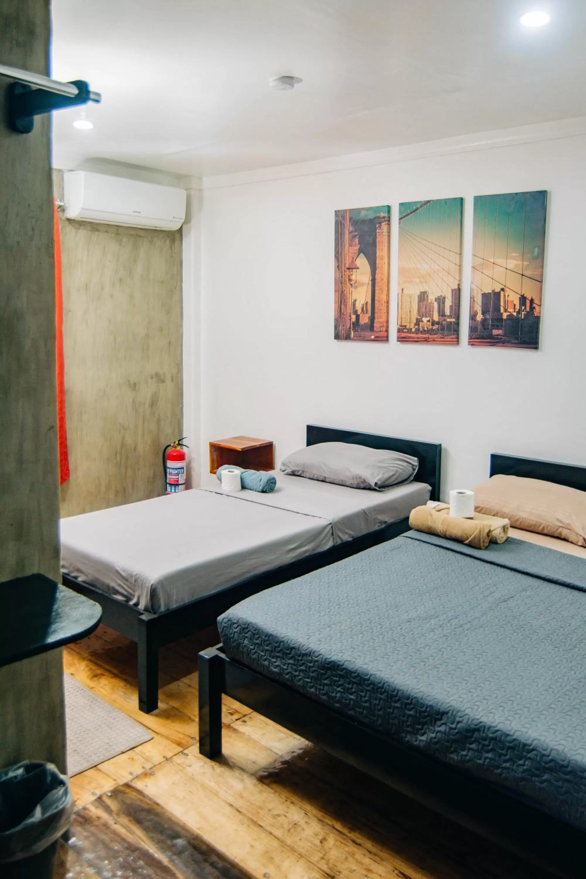 Bed in OKEANOS HOTEL