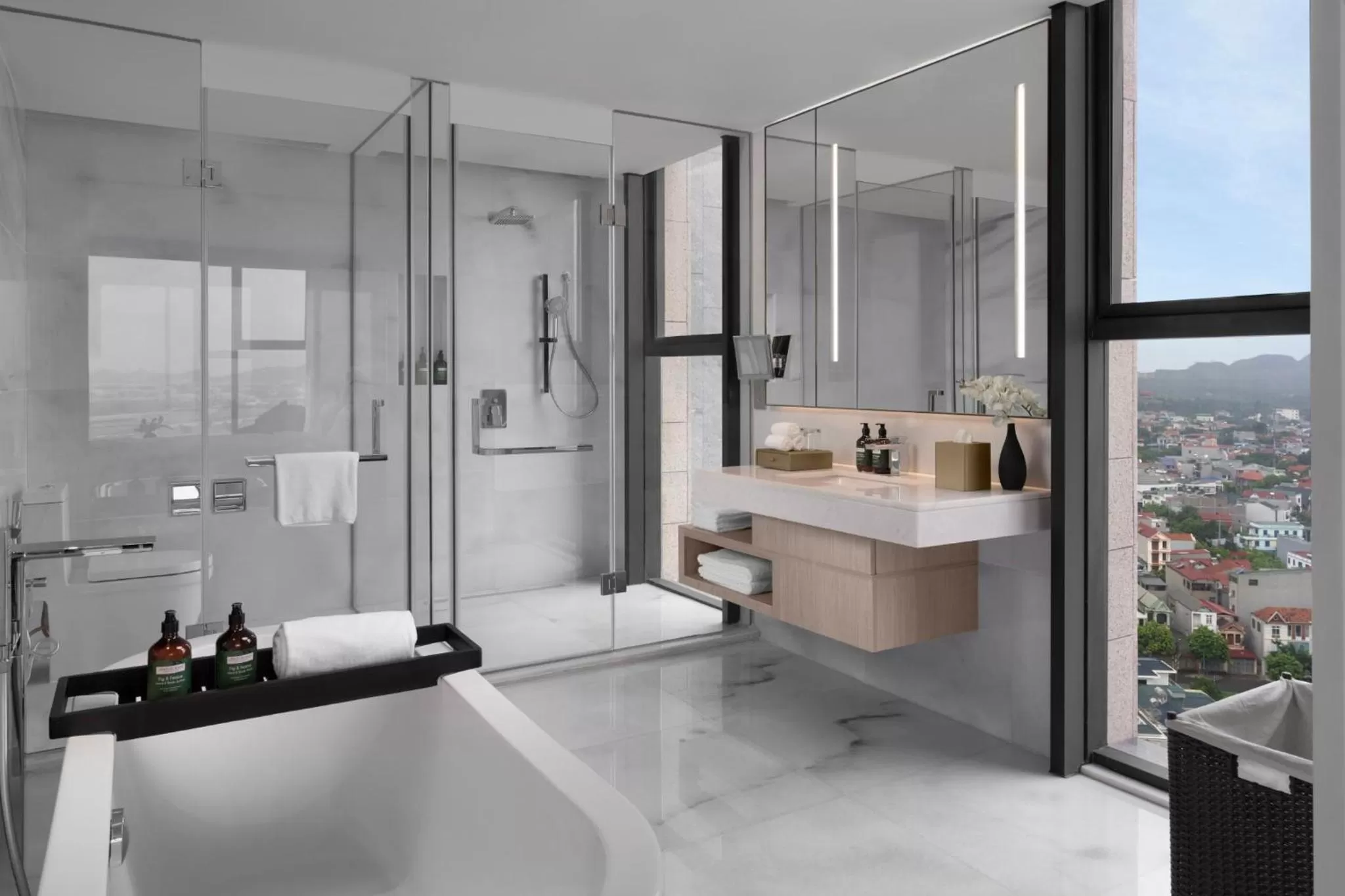 Bathroom in Crowne Plaza Vinh Yen City Centre by IHG