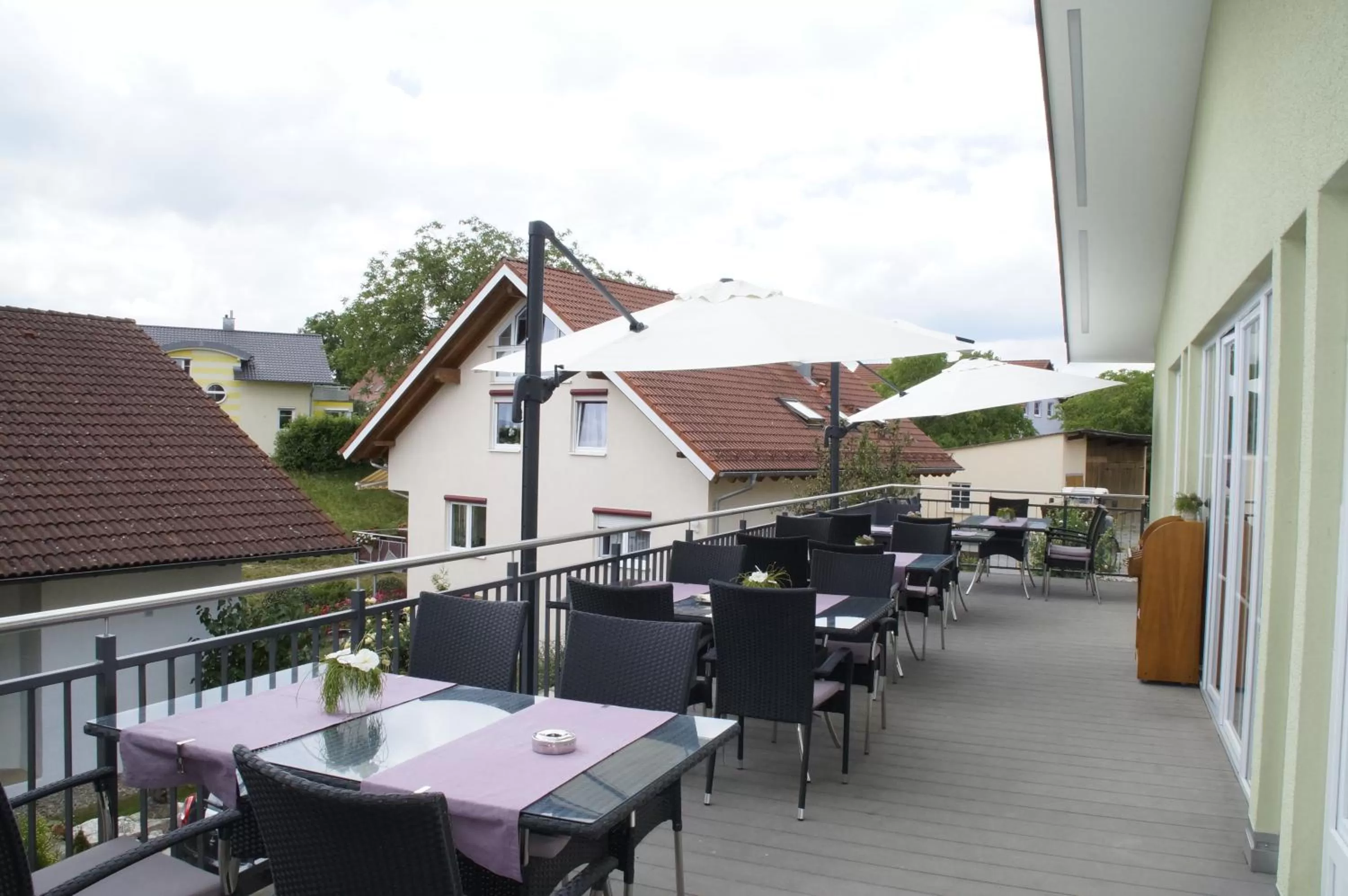 Balcony/Terrace in Sonnenhalde Landgasthof Bieg
