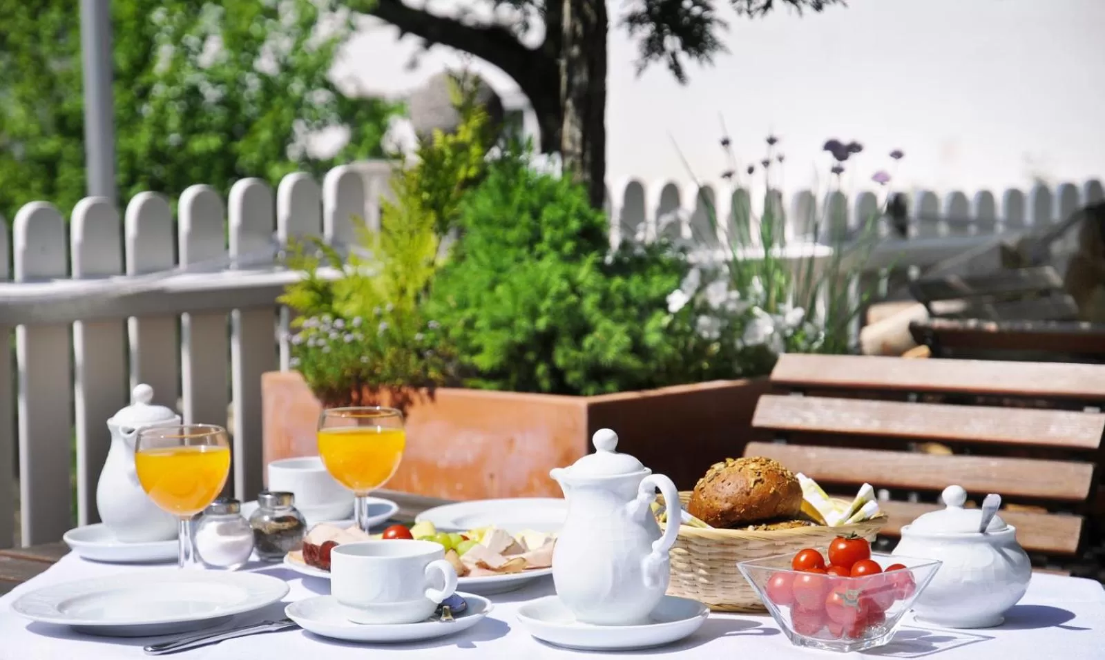 Balcony/Terrace in Am Zehntstadl Hotel & Sauna