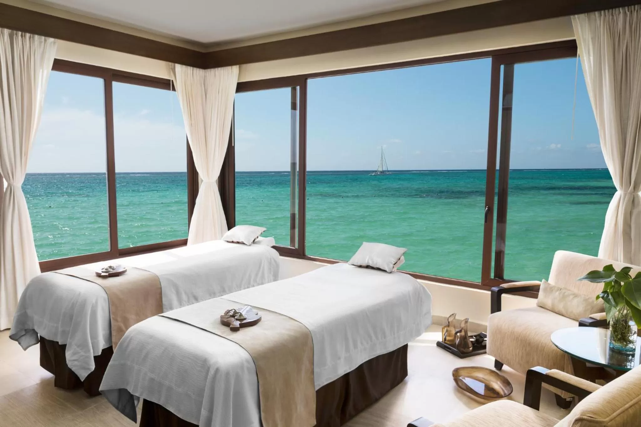 Spa and wellness centre/facilities in Palafitos Overwater Bungalows at El Dorado Maroma, Gourmet All Inclusive by Karisma - Adults Only