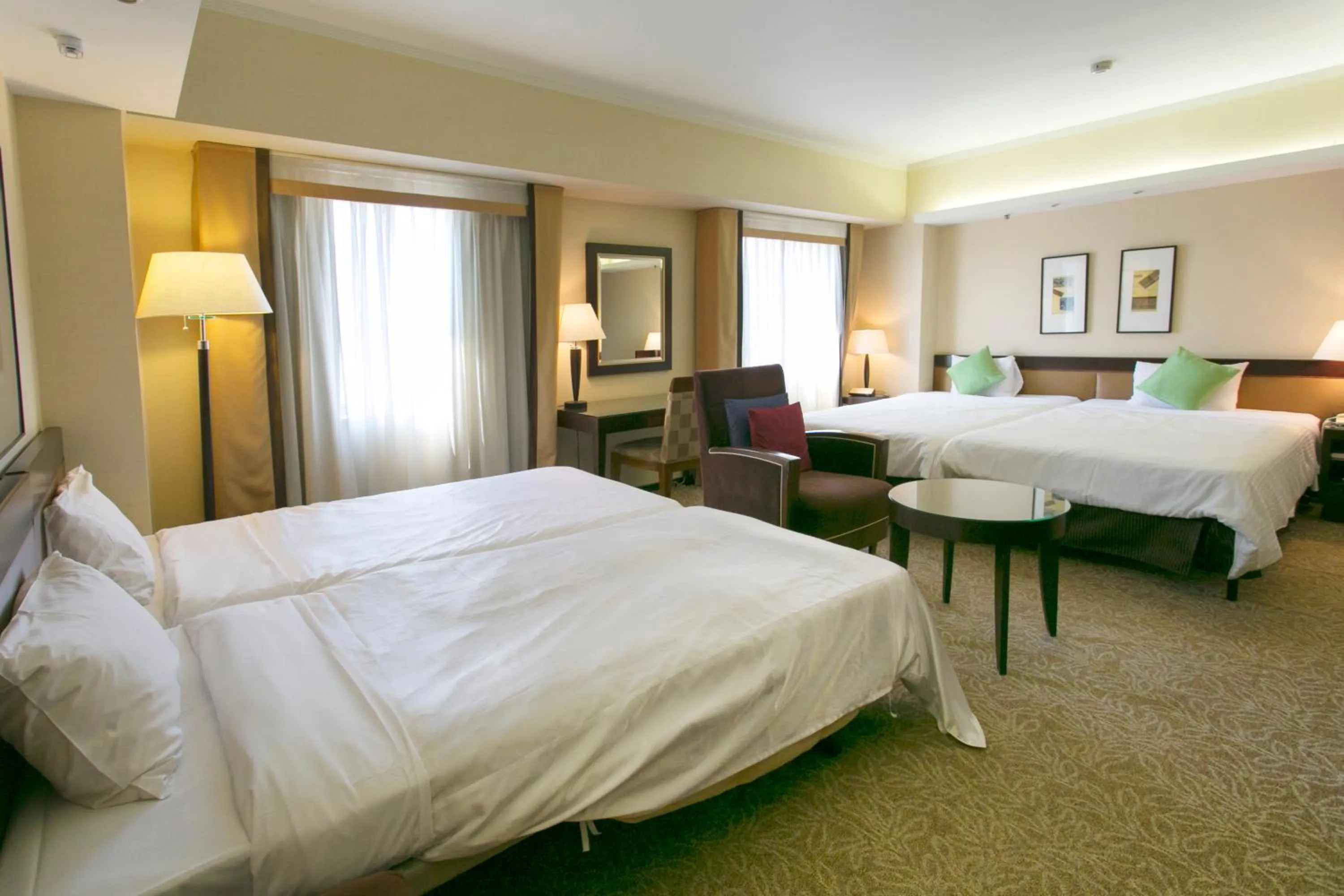 Bed in Kanazawa New Grand Hotel Prestige