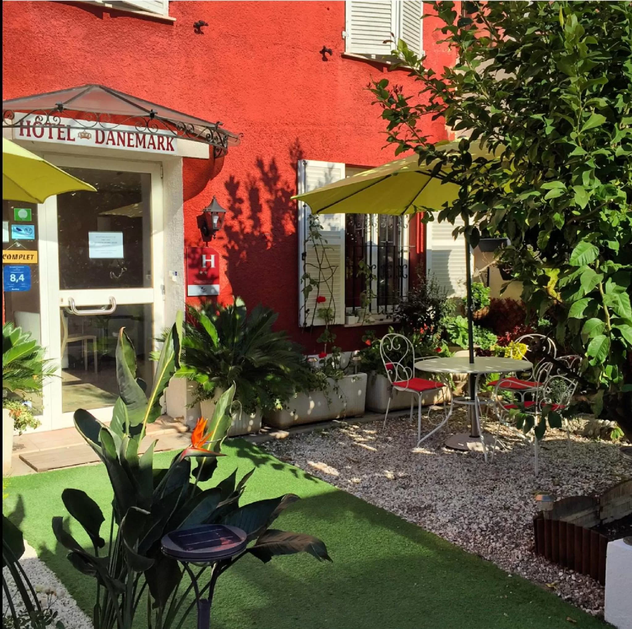 Balcony/Terrace in Hotel Danemark