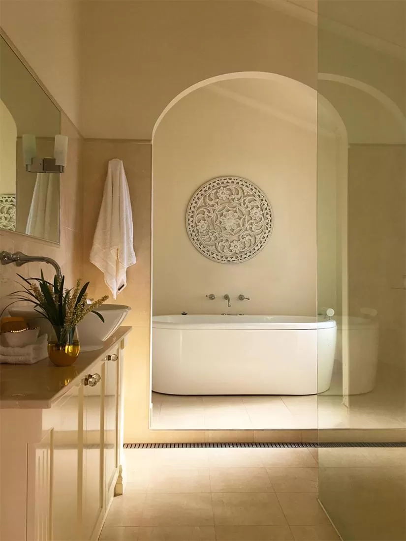 Bathroom in Howlong Old Post Office Luxury Suite