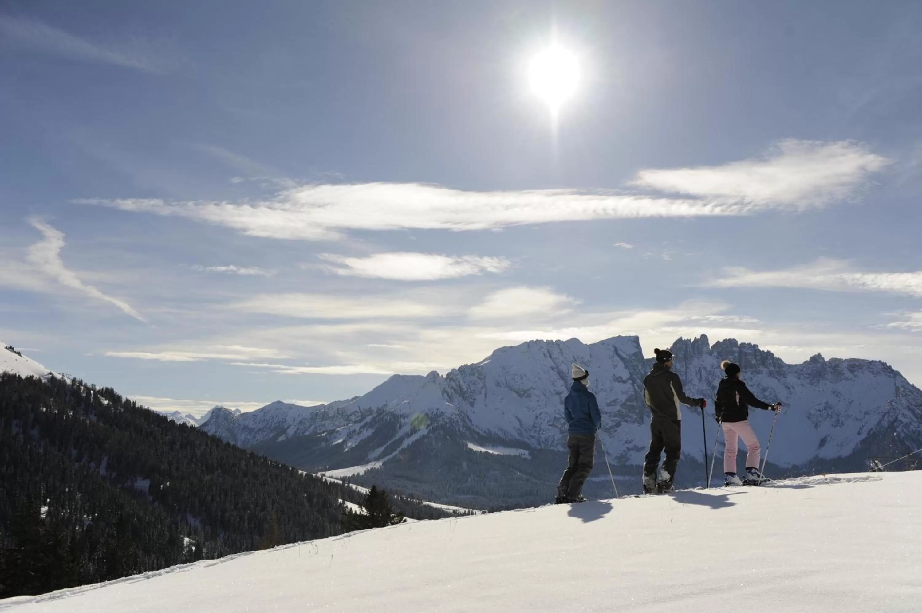 Skiing in Hotel Castel Latemar