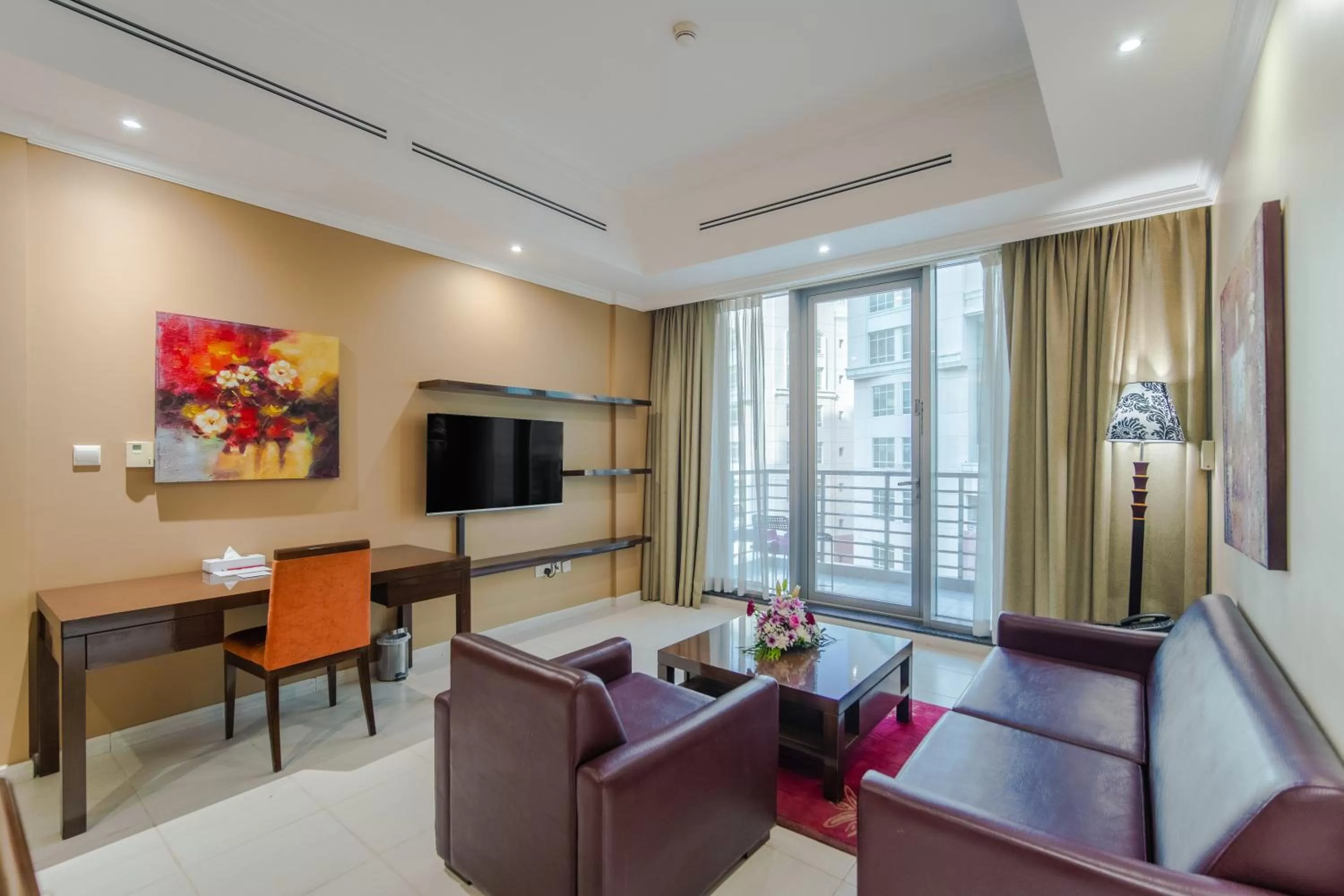 Living room in Icon Delux Hotel Apartments Al Barsha - Formerly Abidos