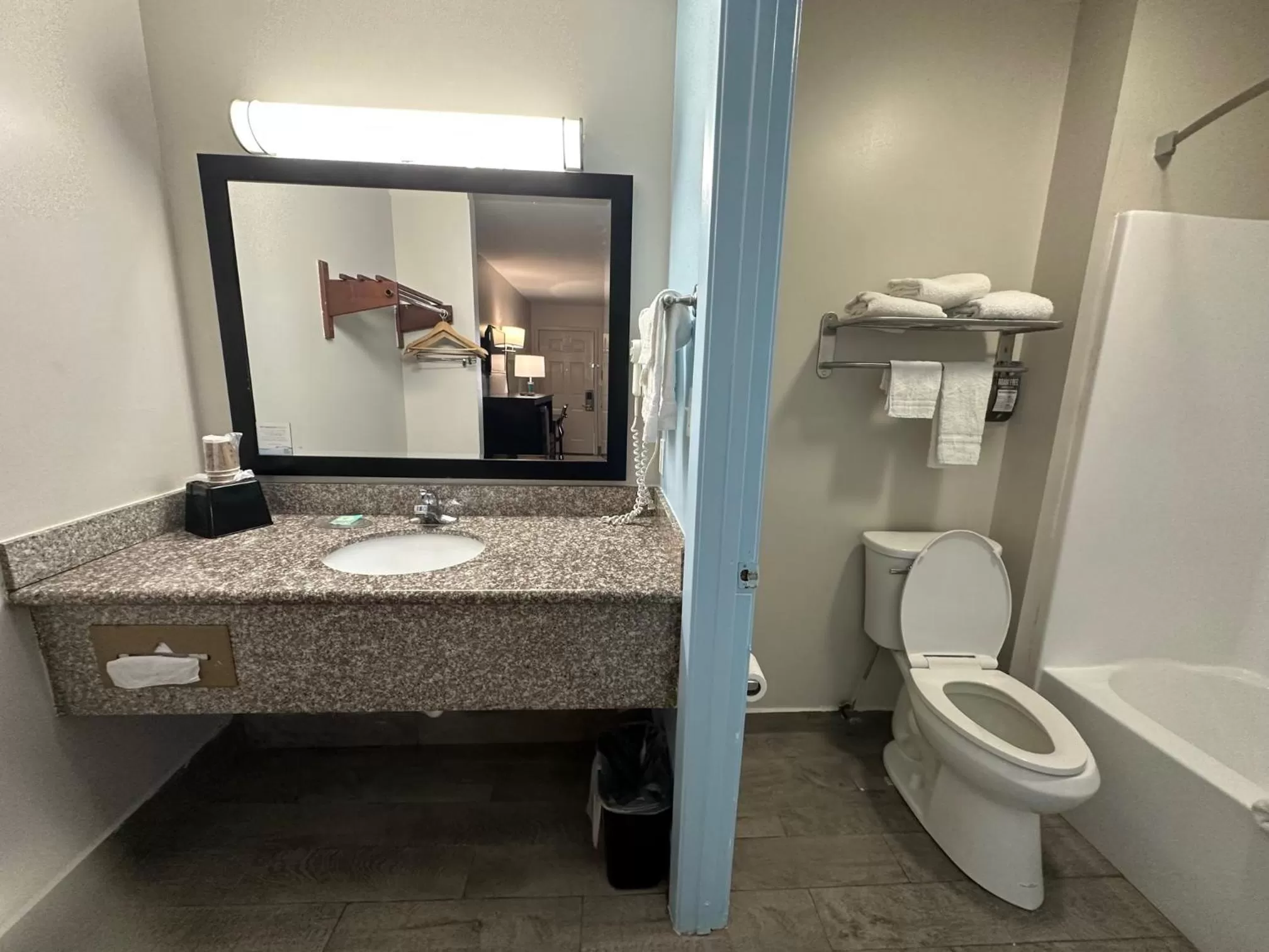 Toilet in Super 8 by Wyndham Ocean Springs Biloxi