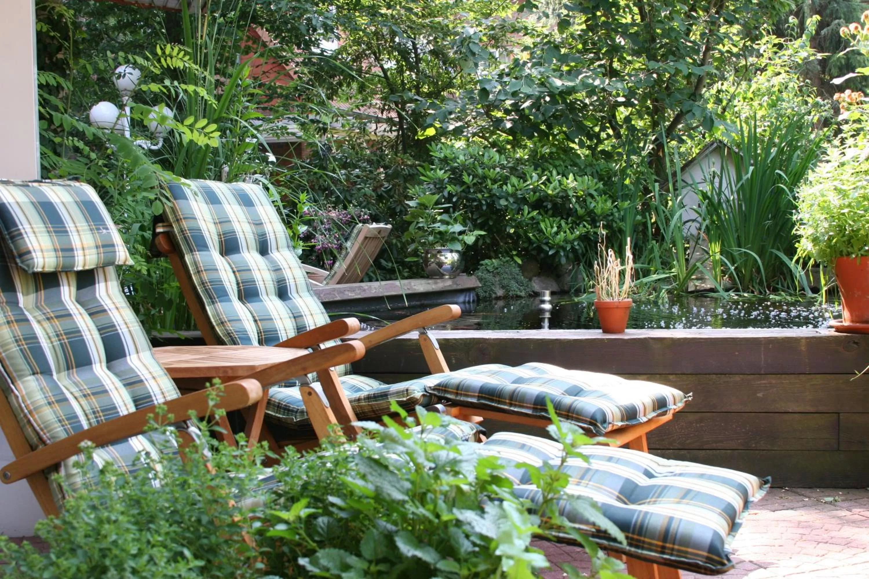 Garden in Hotel Wilhelm Busch