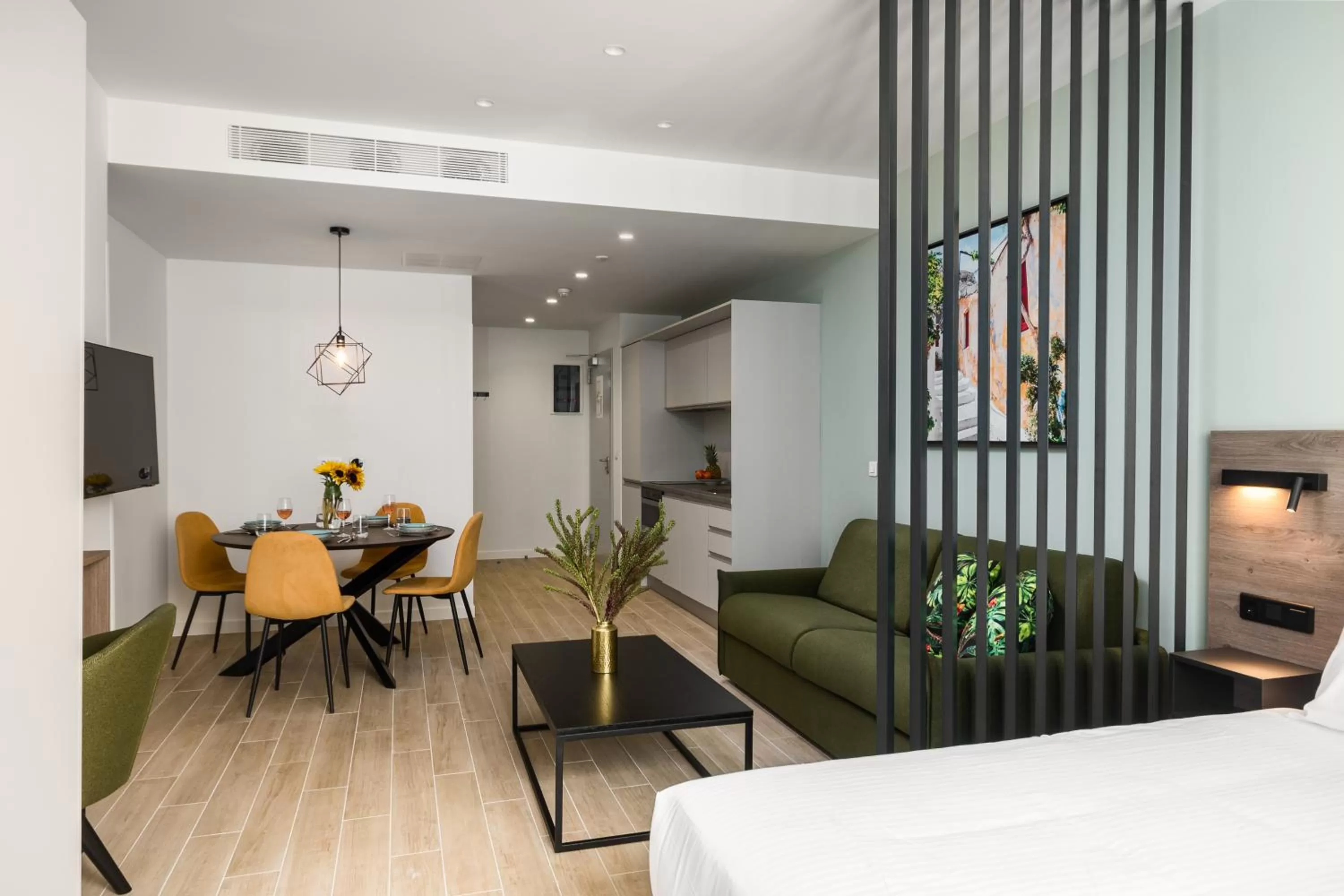 Seating area, Bed in Hestia - Averof 7