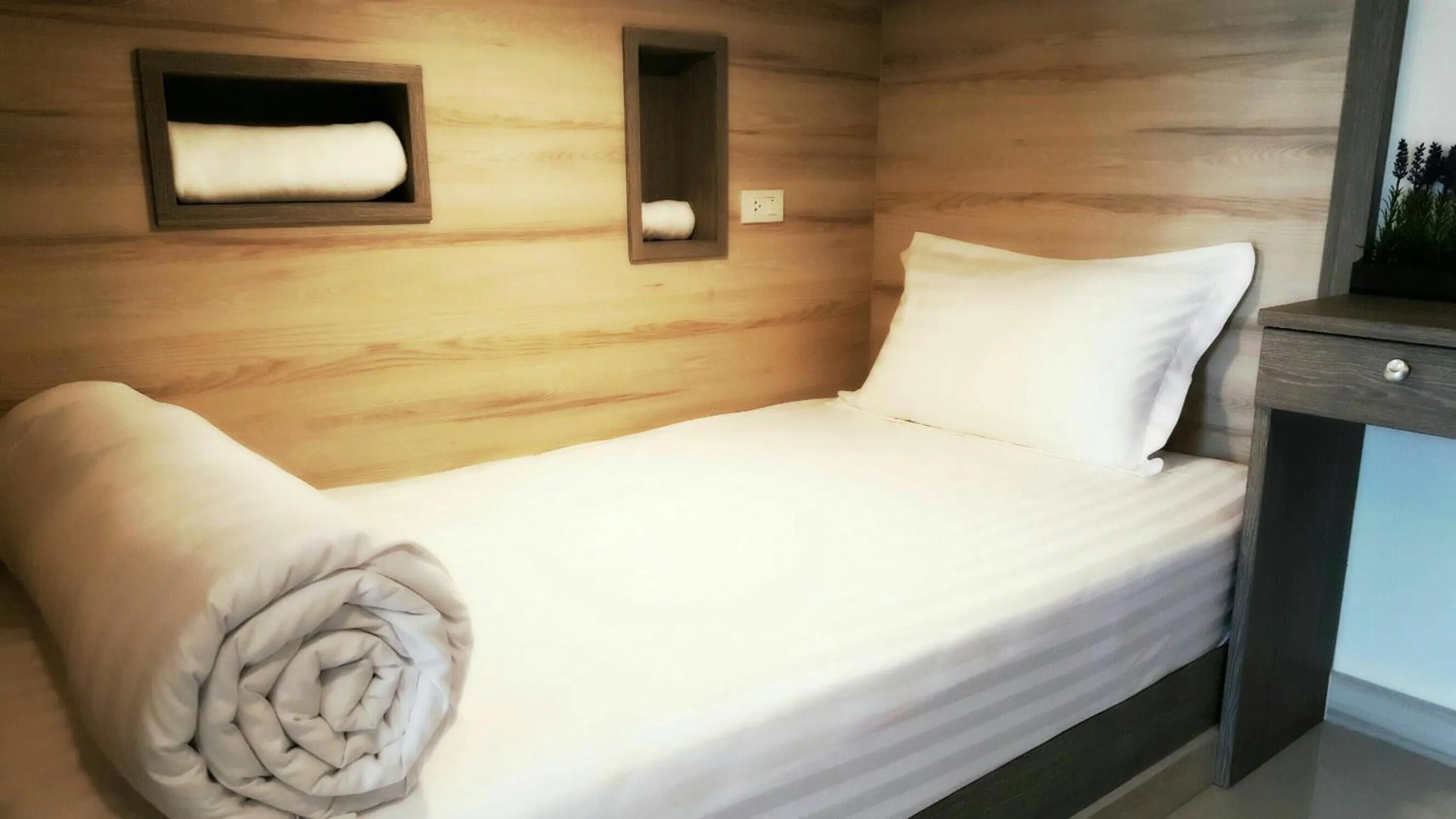 Bed in The Contrast i Hotel