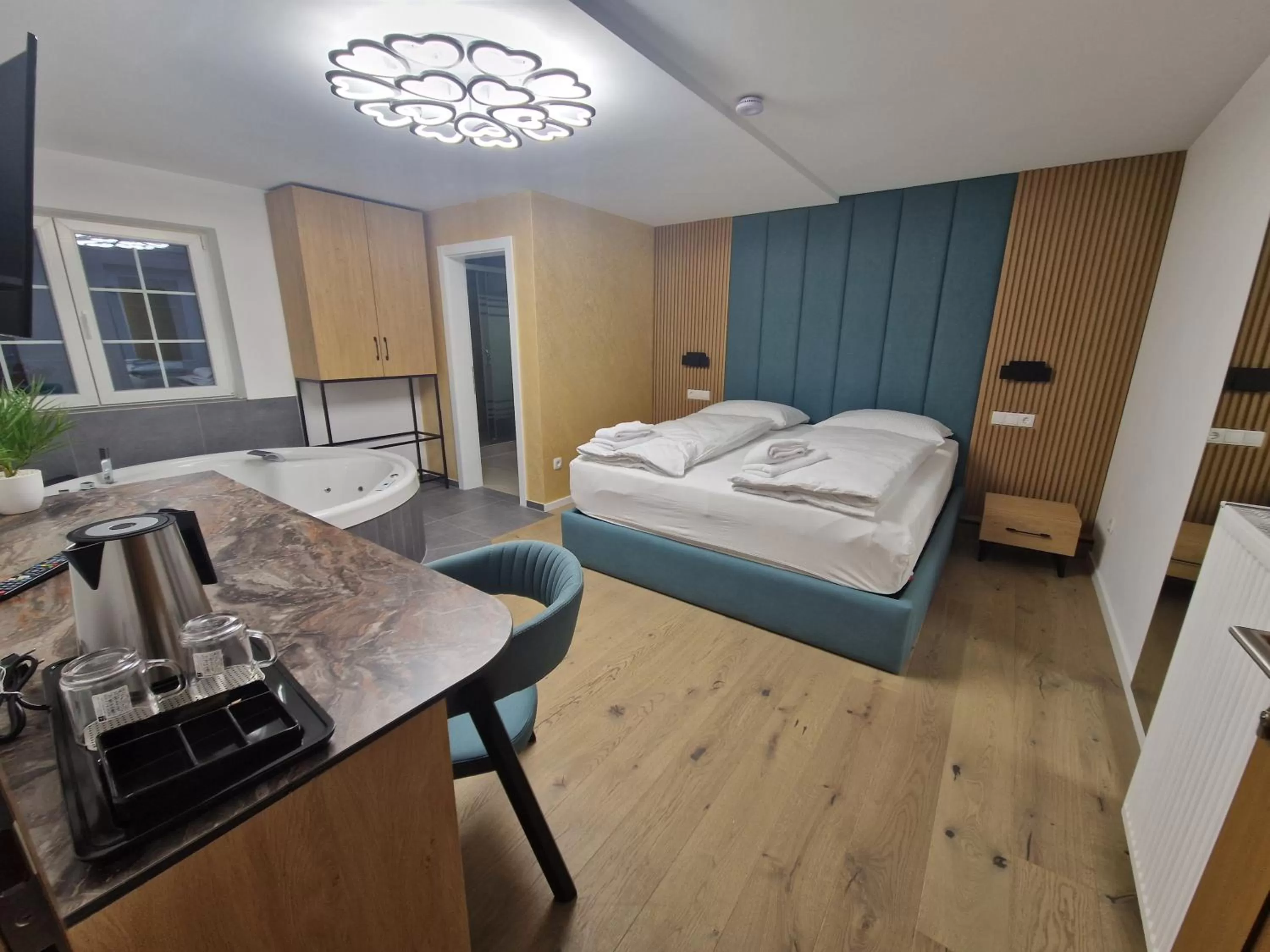 Photo of the whole room, Bed in Hotel Lottstetten