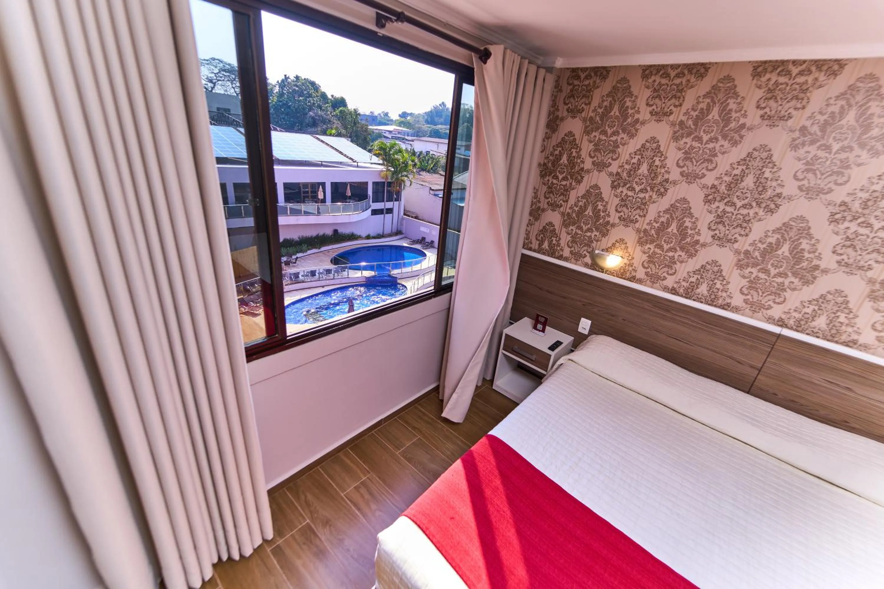 View (from property/room), Bed in Foz Plaza Hotel