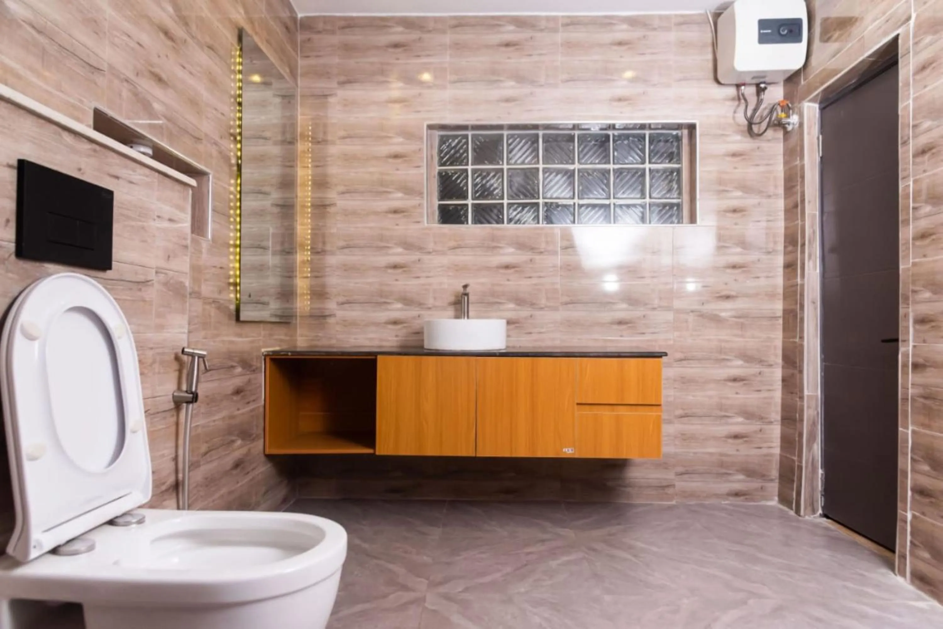 Bathroom in The Grosvenor Suites Gwarinpa Abuja