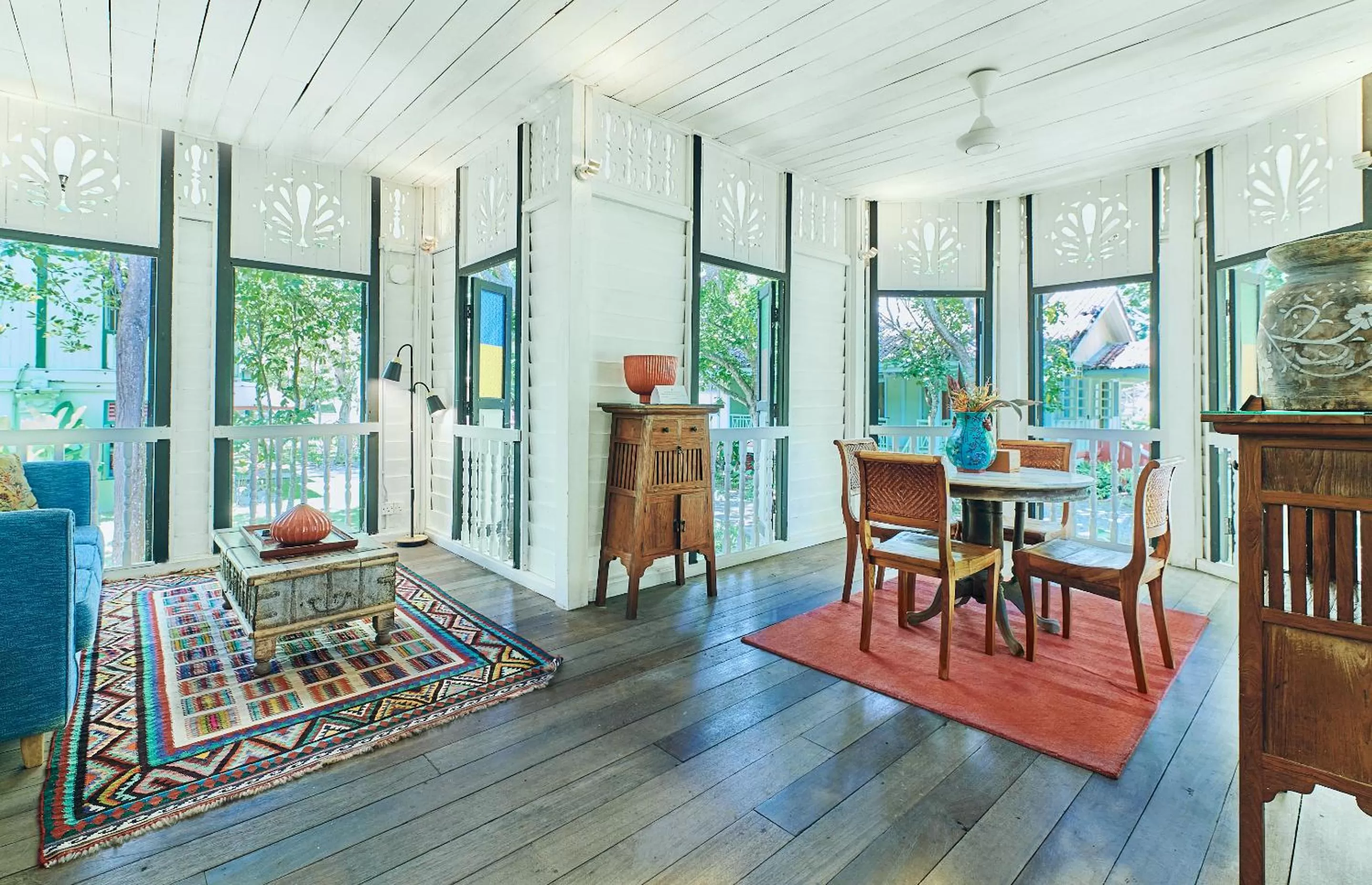 Living room in Temple Tree Resort