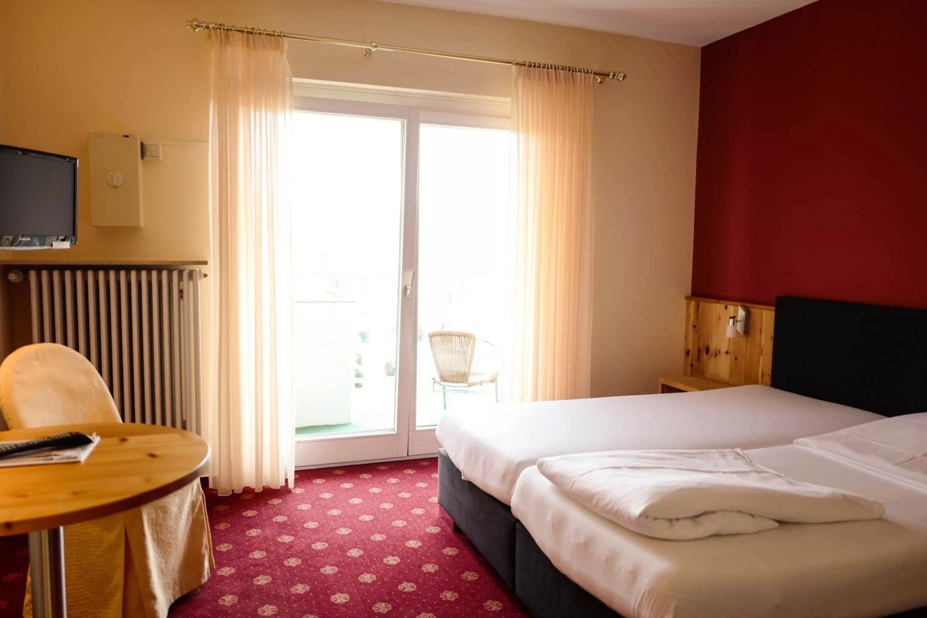 Bed in Hotel Restaurant Sennerbad