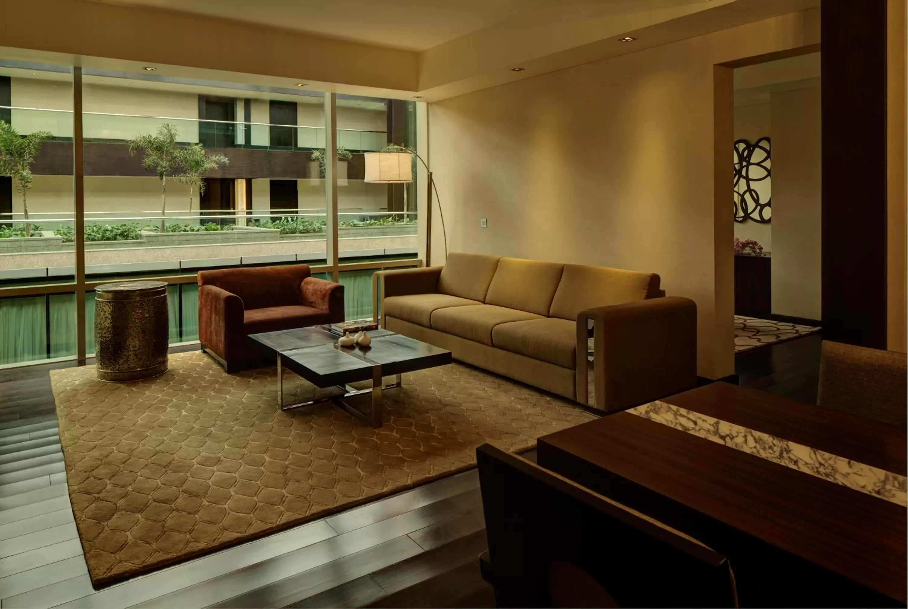 Living room in Park Hyatt Hotel and Residences, Hyderabad