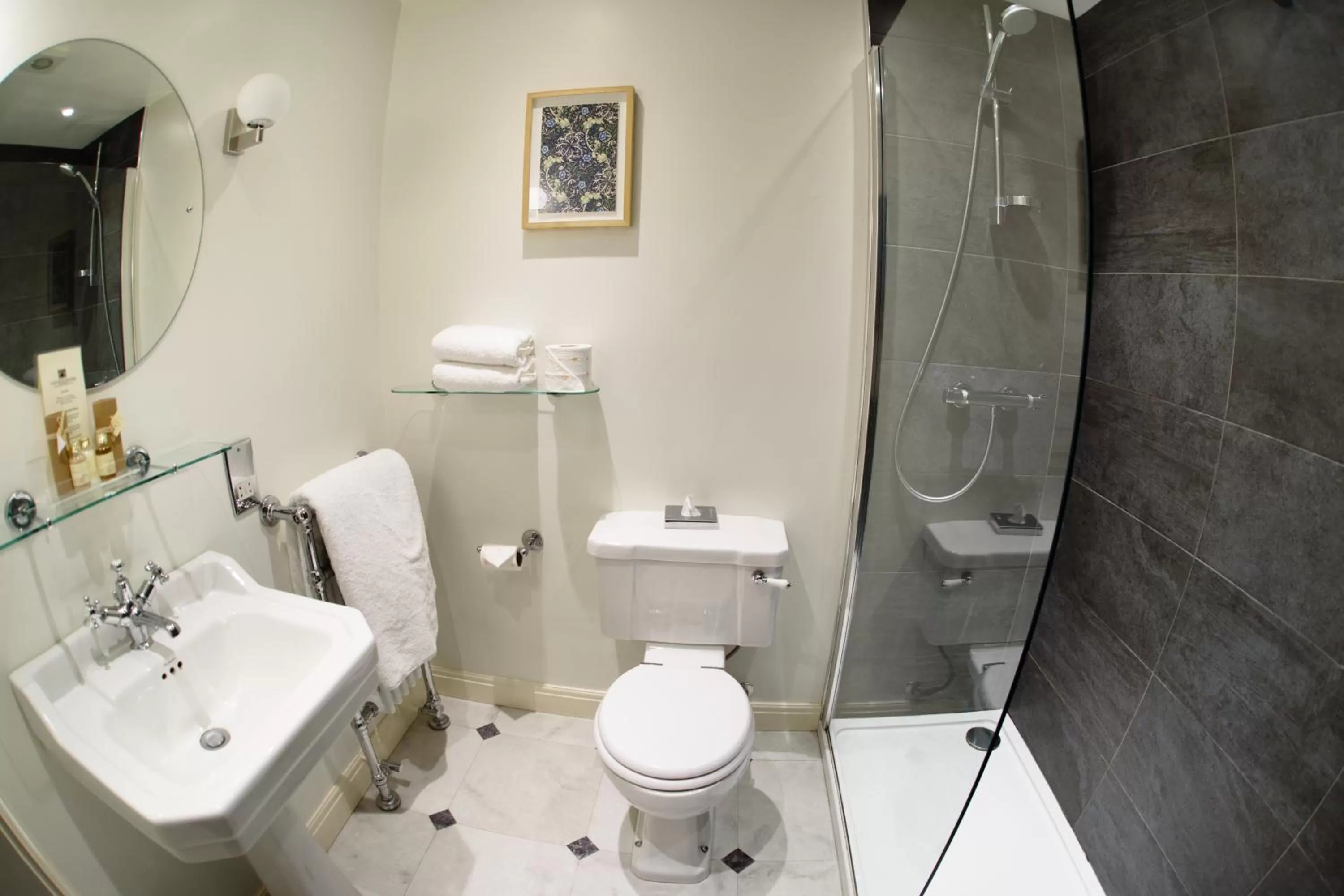 Bathroom in Old Hall Hotel