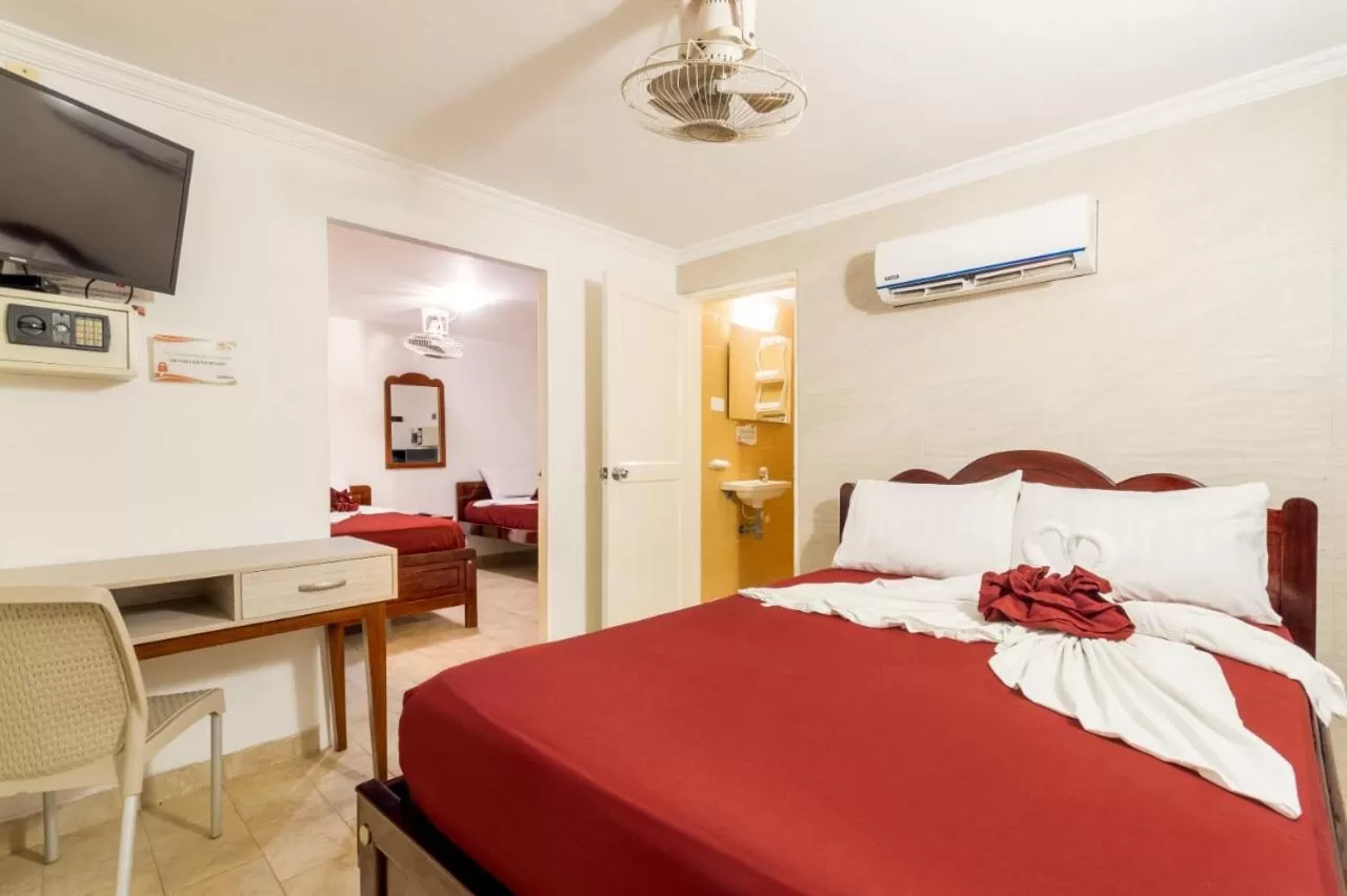 Bed in Hotel El Viajero Centro