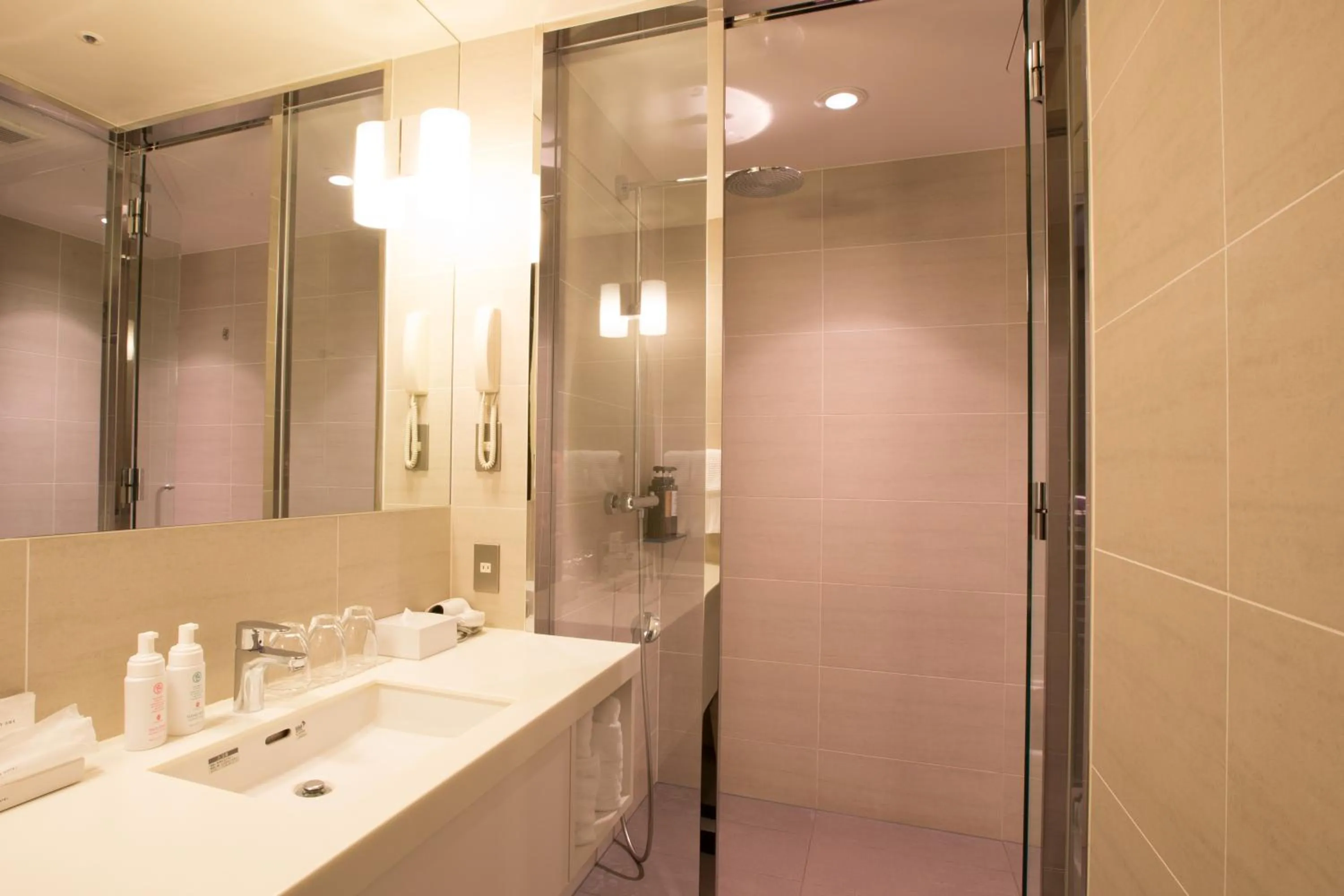 Bathroom in The Gate Hotel Kaminarimon by Hulic