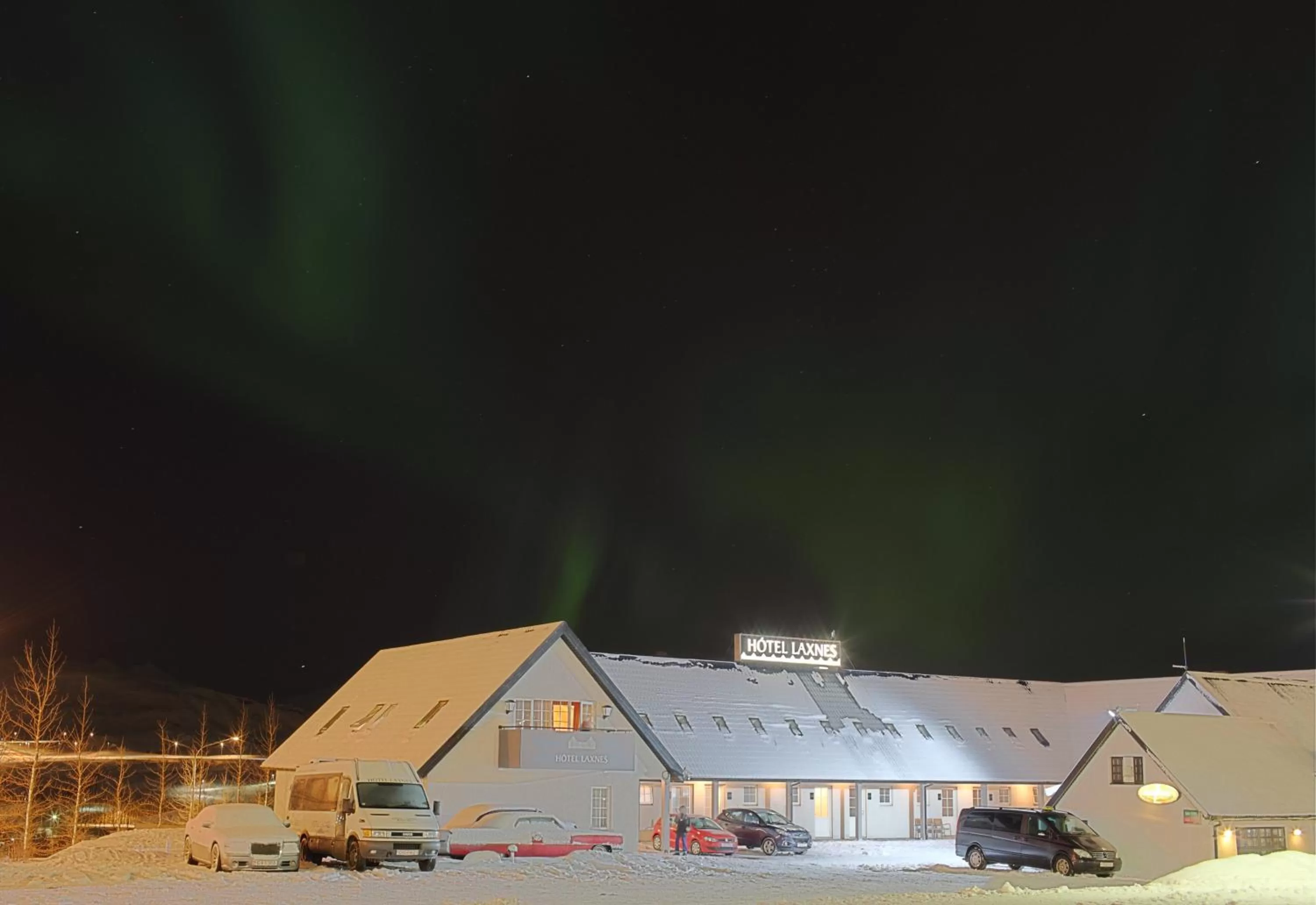 Facade/entrance in Hotel Laxnes