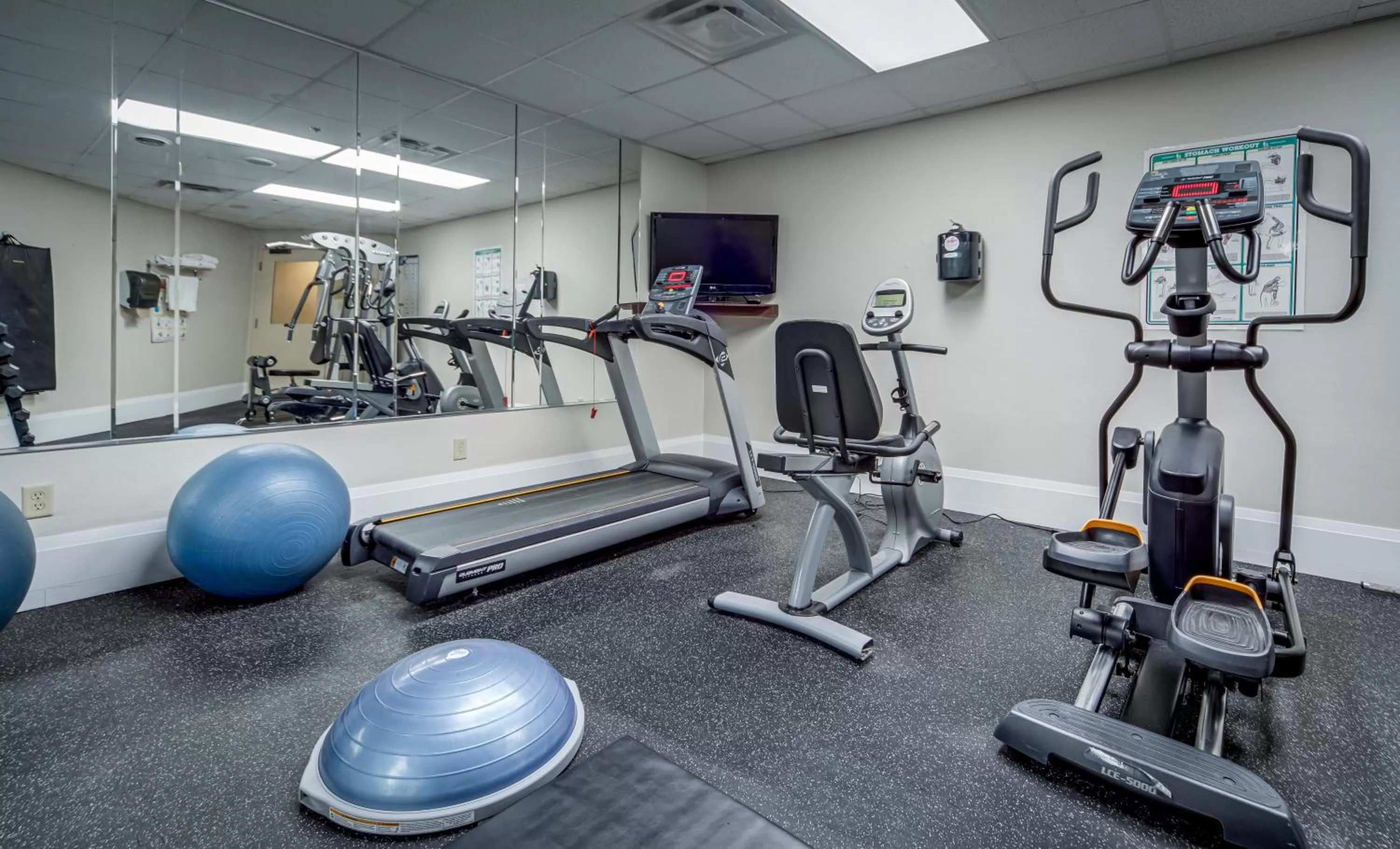 Fitness centre/facilities in Monte Carlo Inn Vaughan Suites