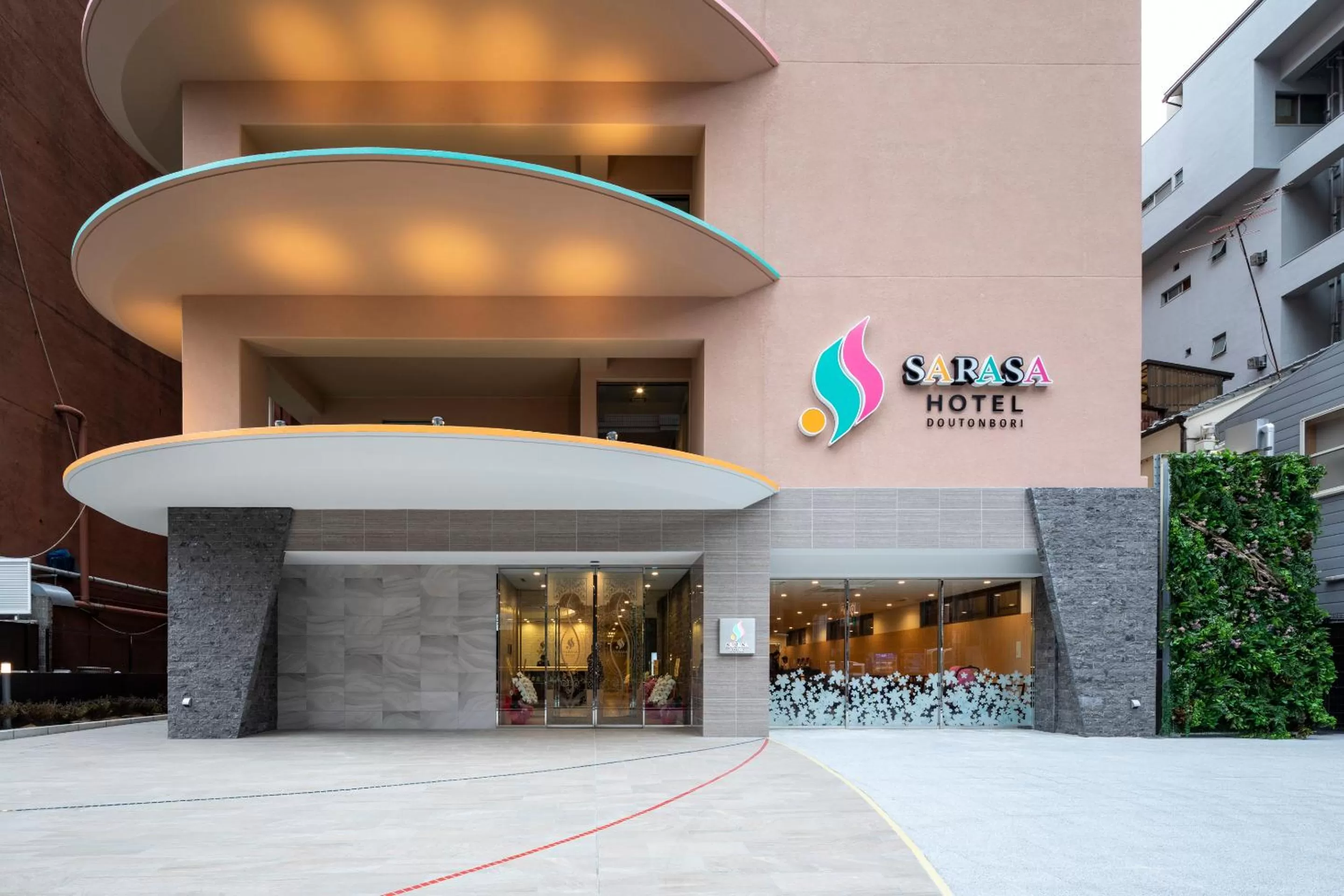 Facade/entrance in SARASA HOTEL Dotonbori