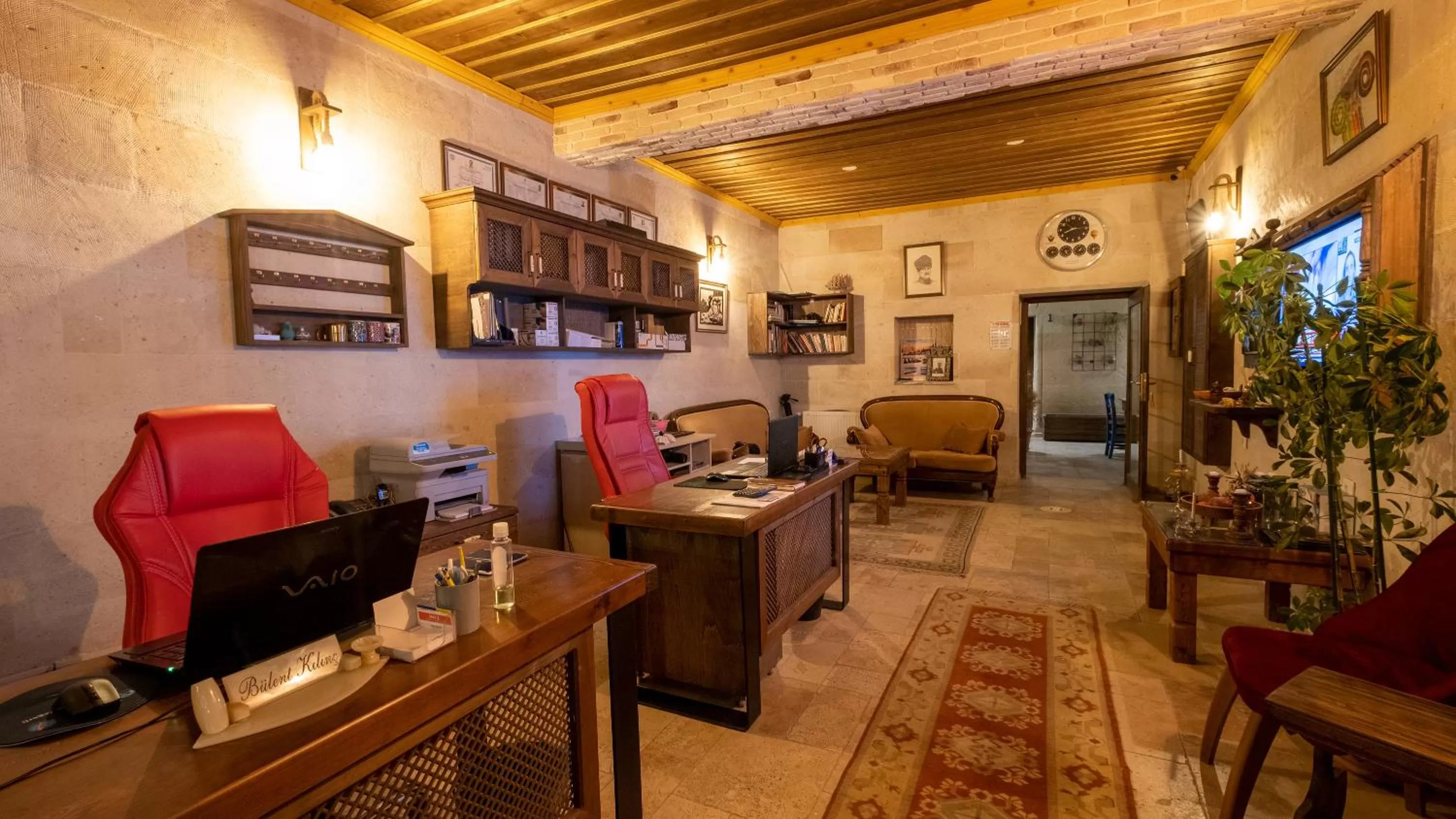 Lobby or reception in In Stone House