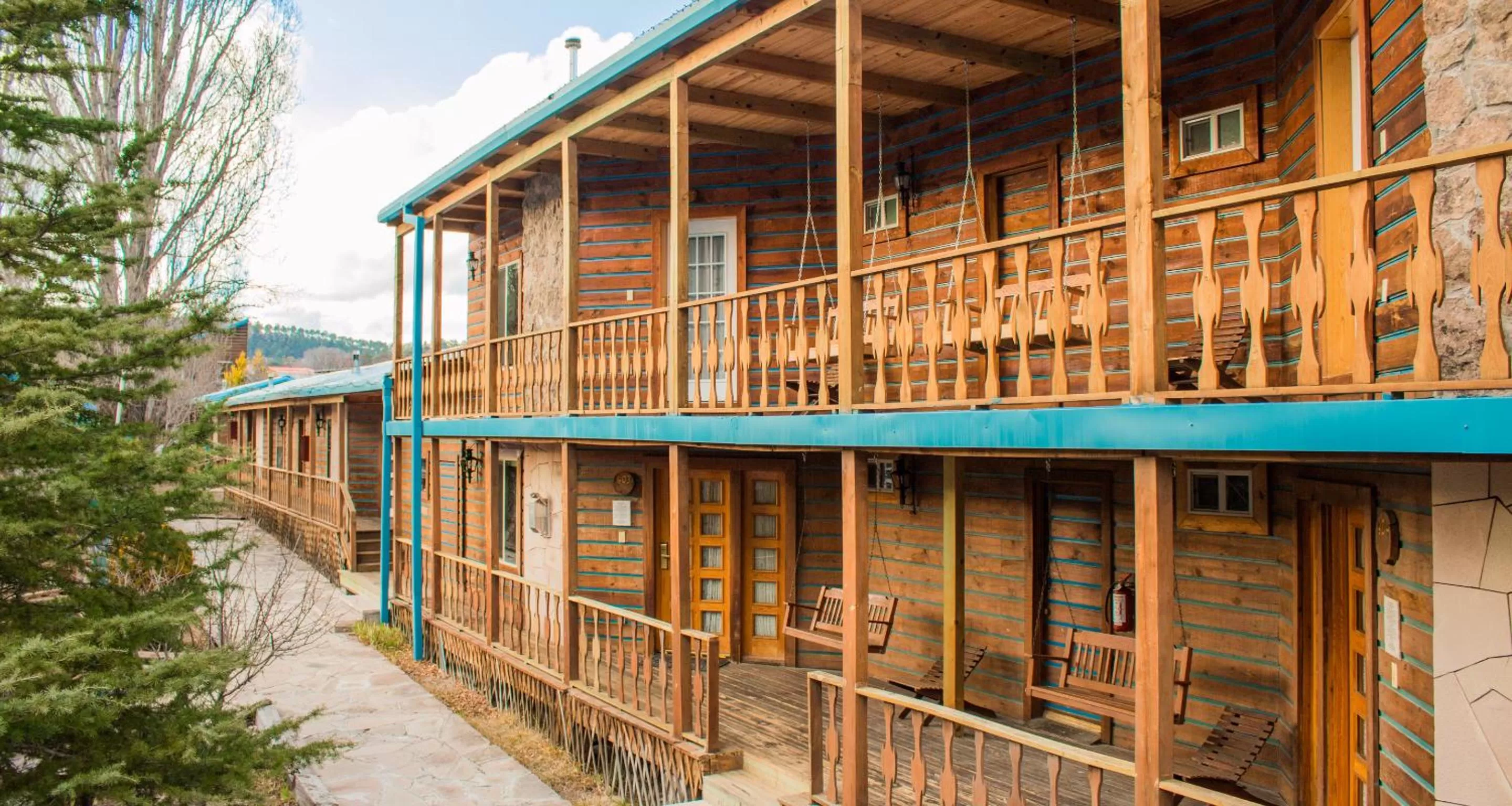Balcony/Terrace in The Lodge At Creel Eco - Hotel & Spa