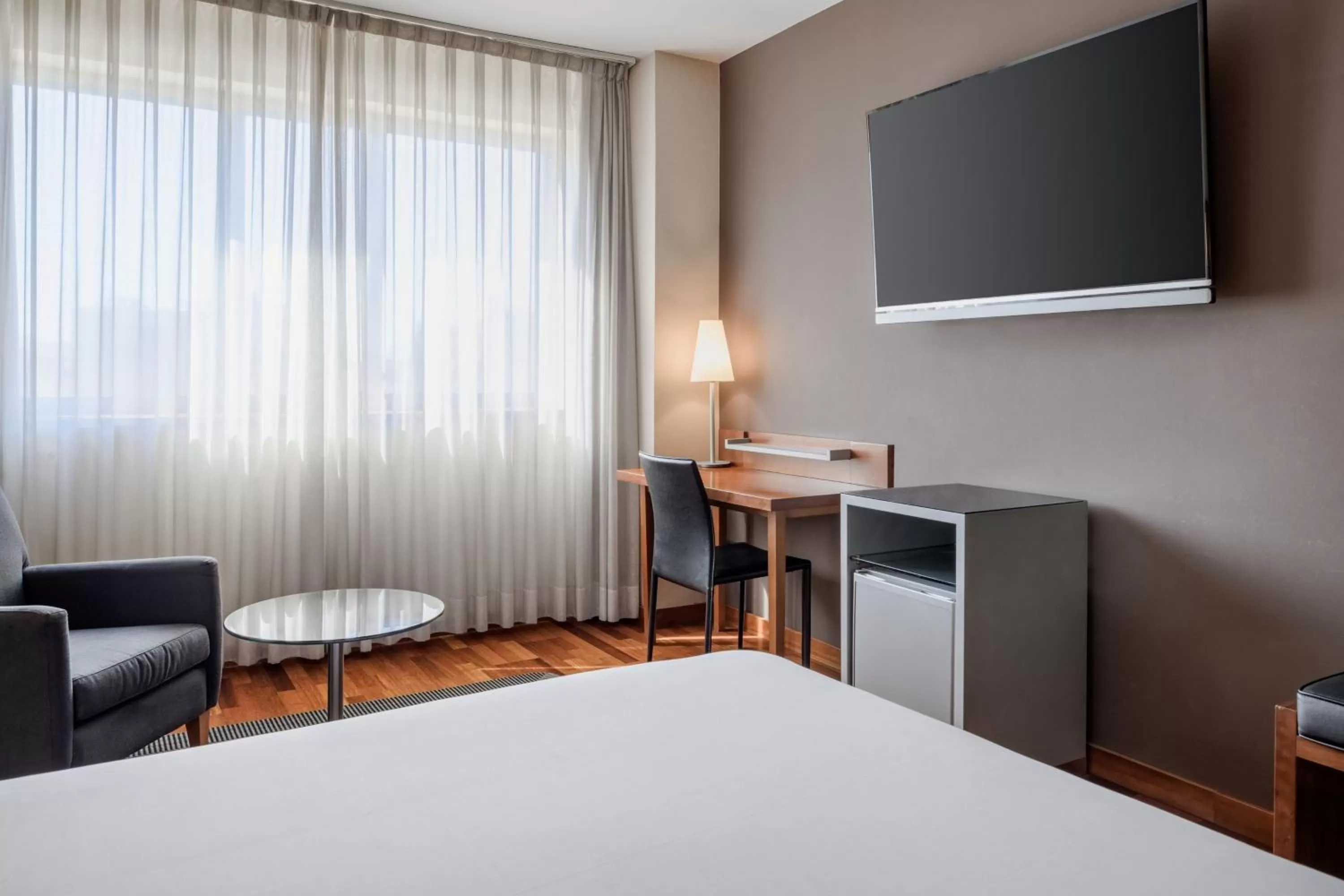 Photo of the whole room, Bed in AC Hotel Guadalajara by Marriott, Spain