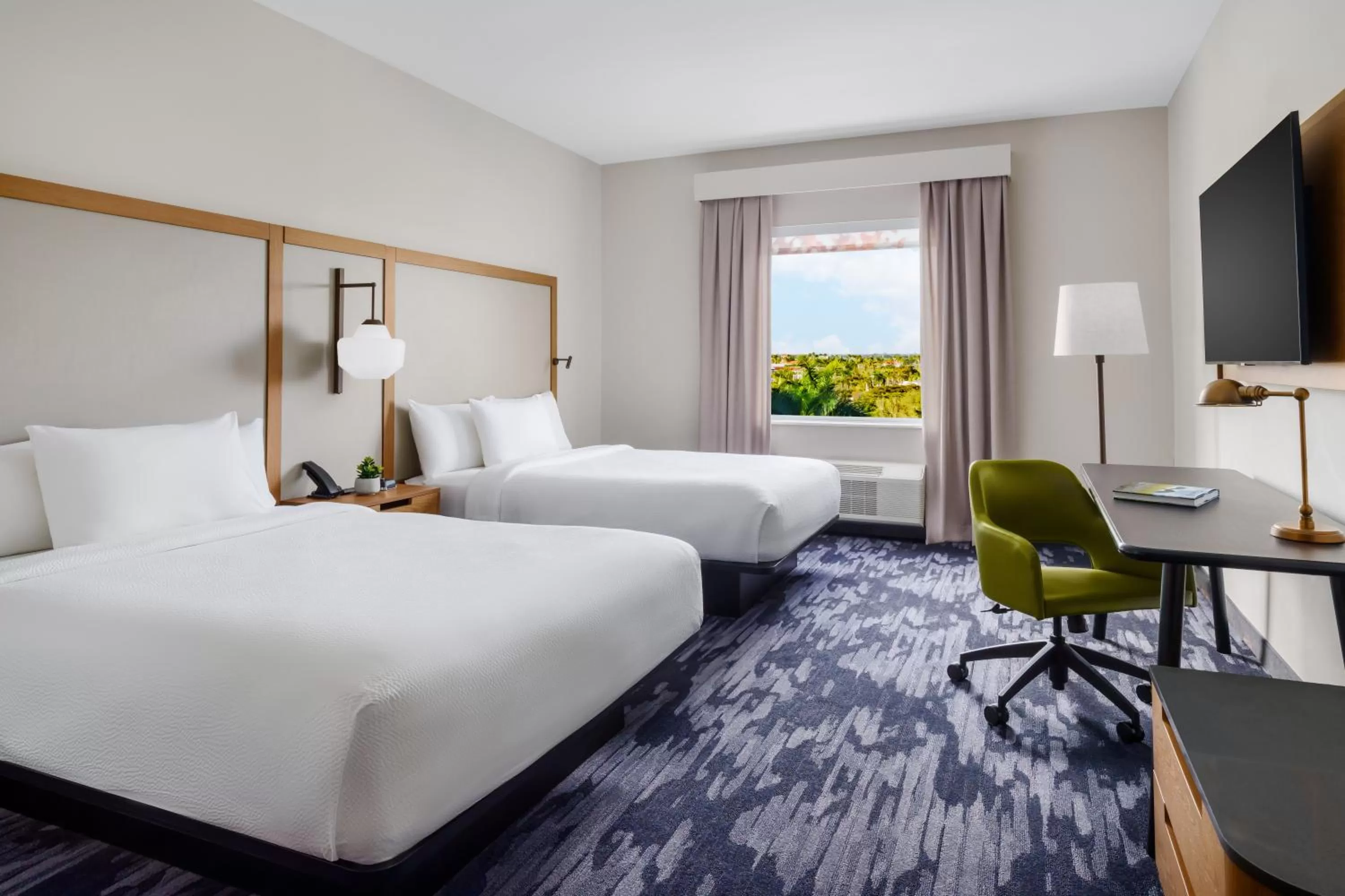 Guests, Bed in Fairfield Inn & Suites Homestead Florida City