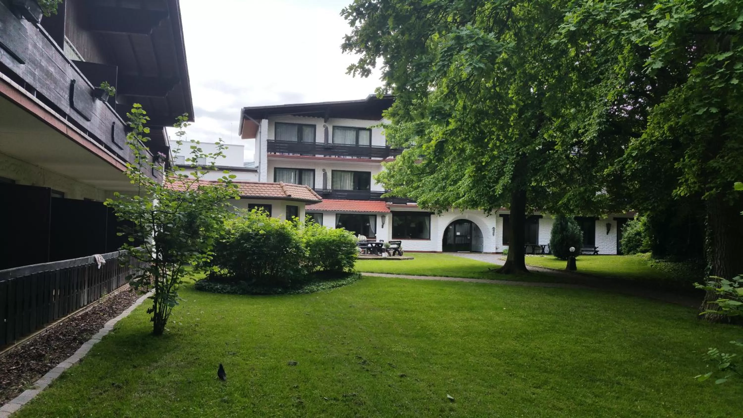 Garden in Hotel Büchner Garni