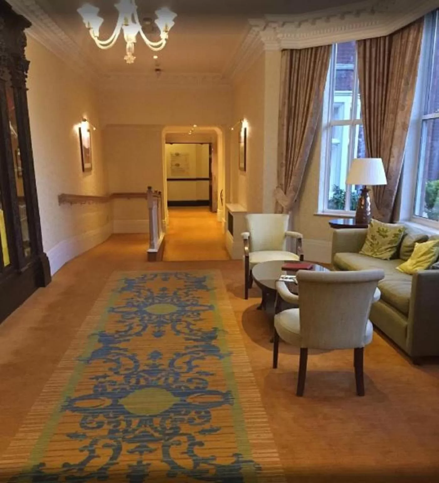 Seating area in Sprowston Manor Hotel, Spa & Golf