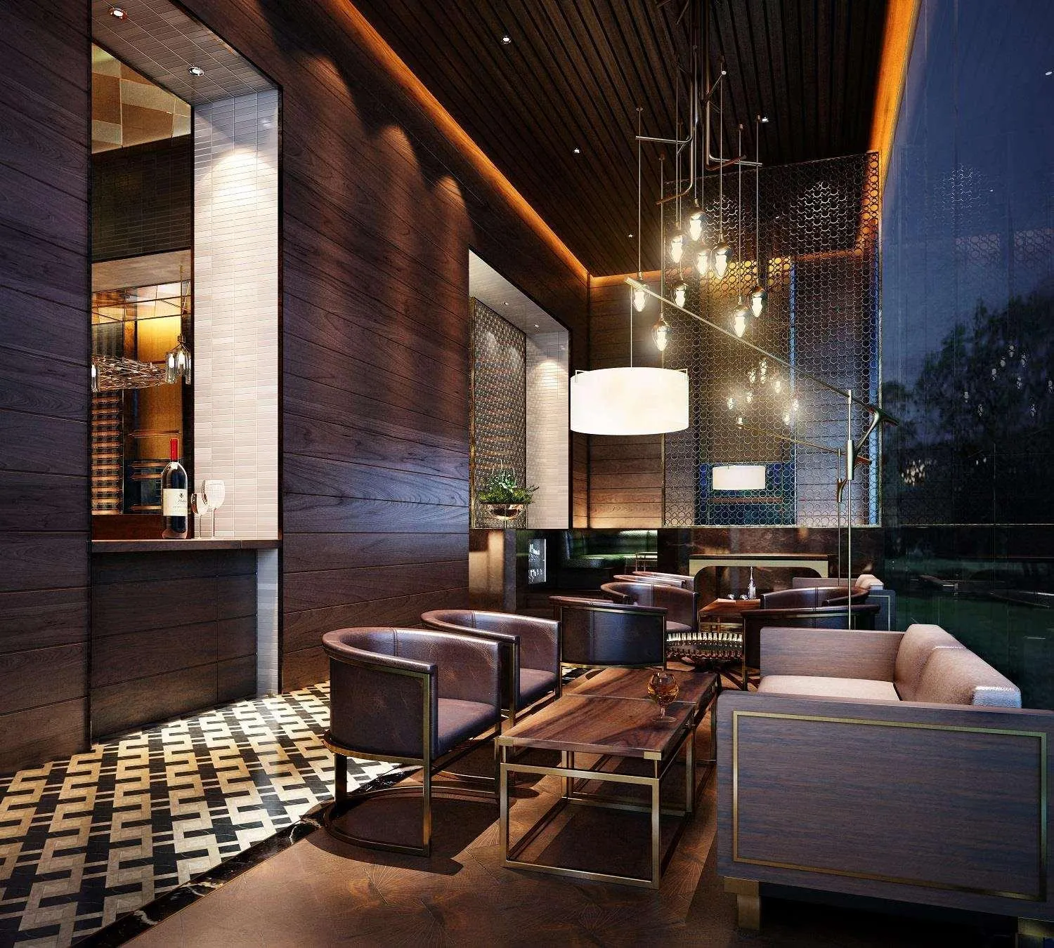 Lounge or bar in Upper House Chengdu