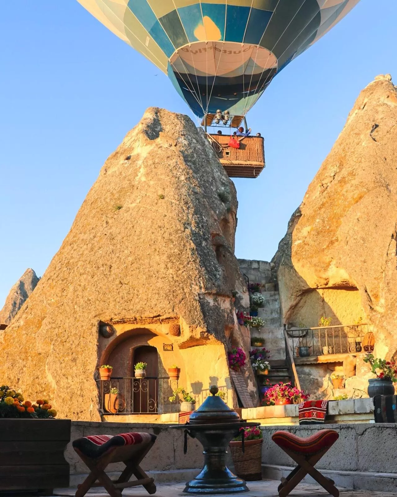 Property building in Kelebek Cave Hotel