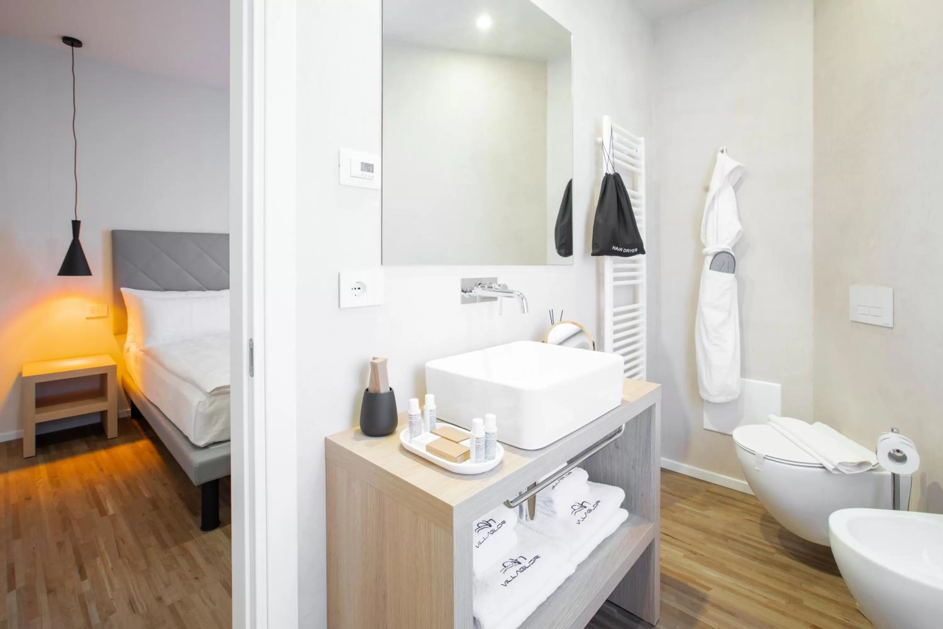 Bed in Ah Villaglori Boutique Apartments