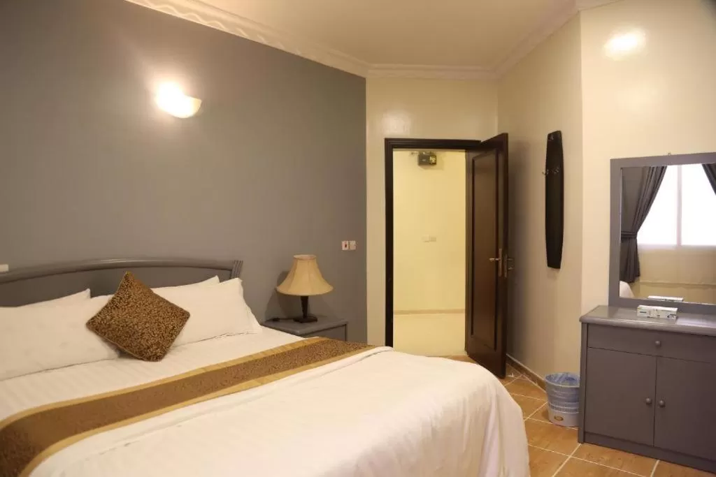 Bedroom, Bed in منتجع الاحلام ينبع & Alahlam Resort Yanbu