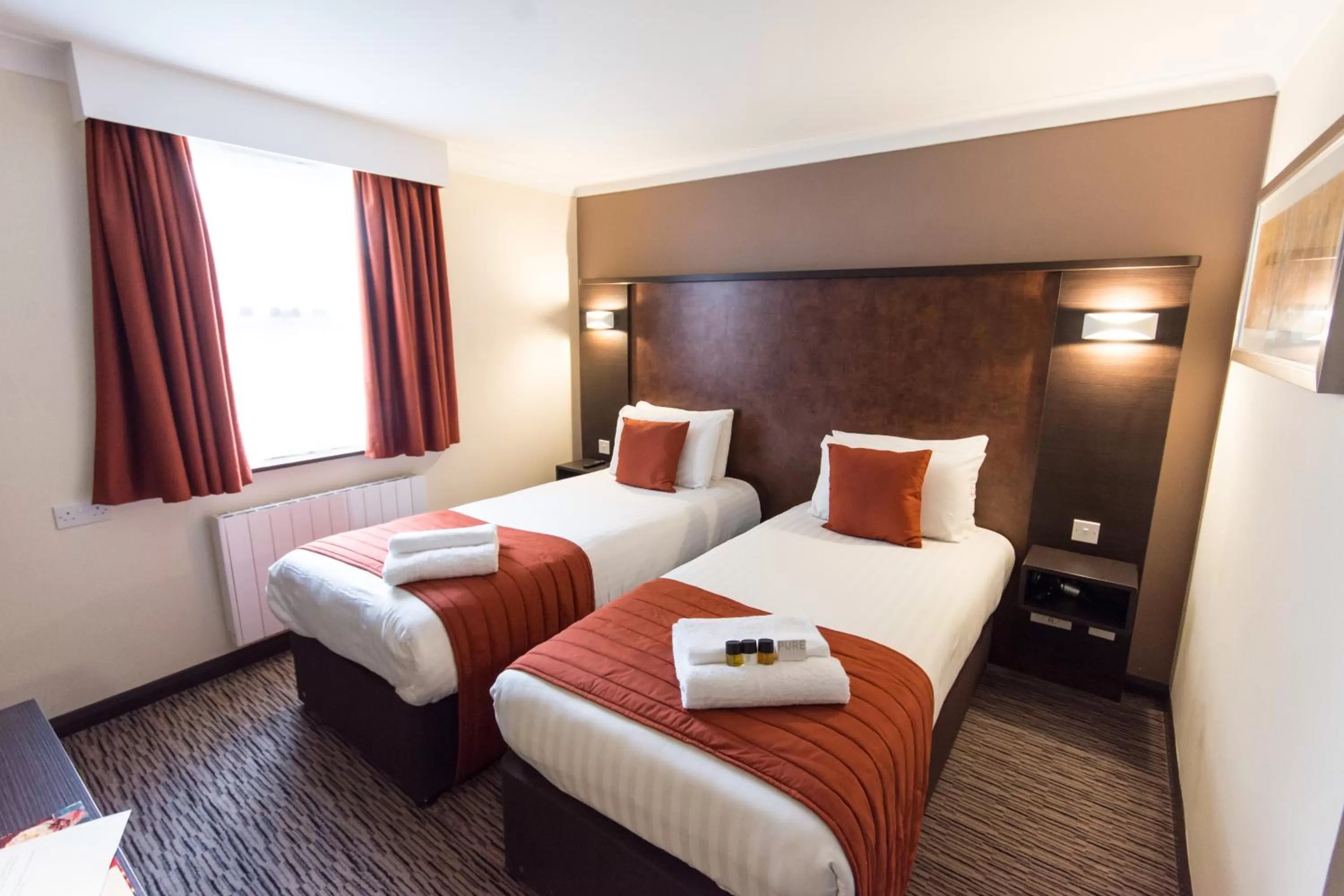 Bed in Dragonfly Hotel Colchester