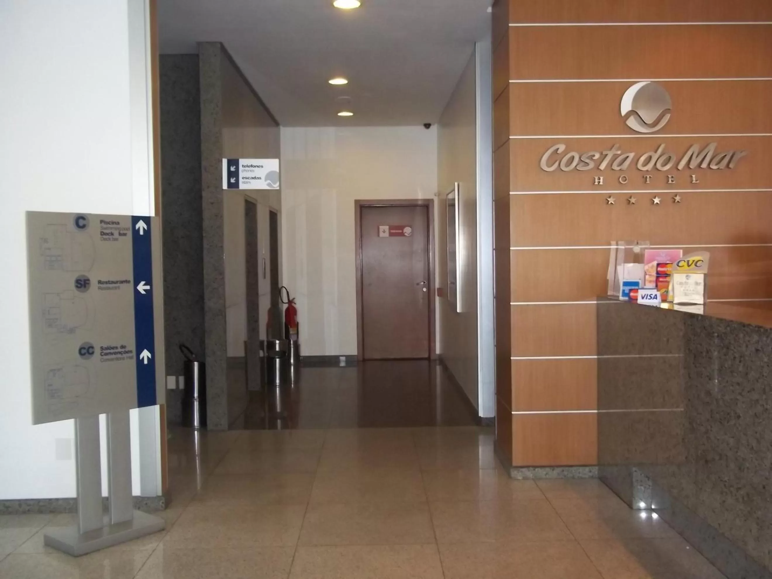 Lobby or reception in Costa do Mar Hotel