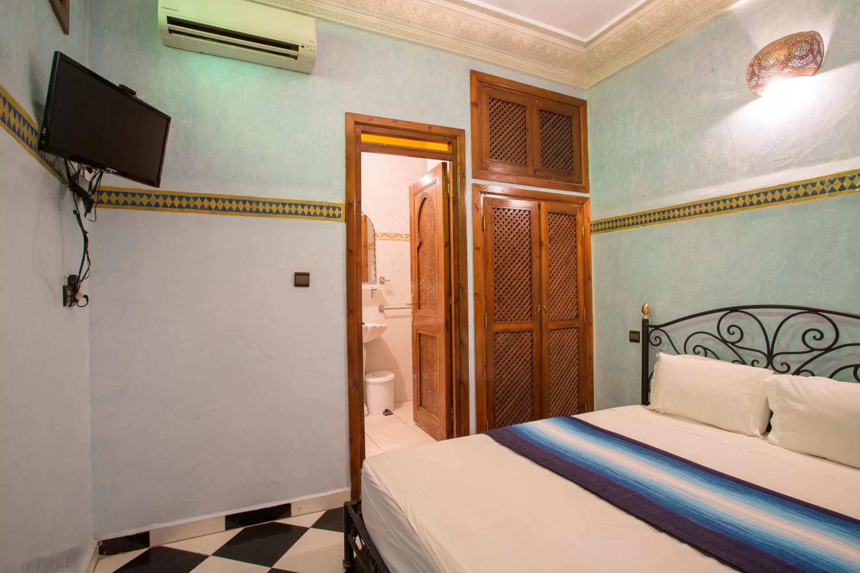 Bed in Riad Saad