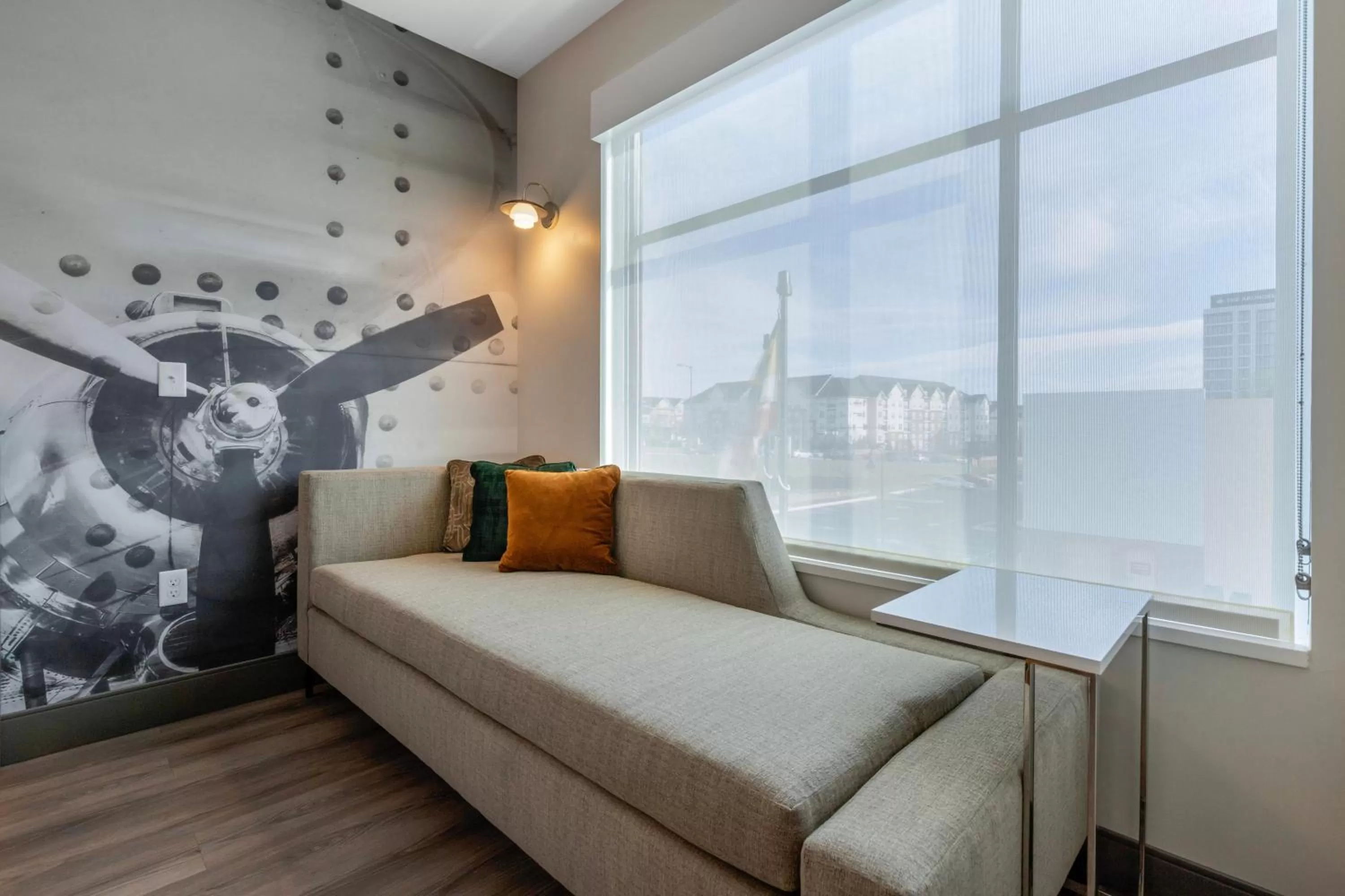 Seating area, Bed in Cambria Hotel - Arundel Mills BWI Airport